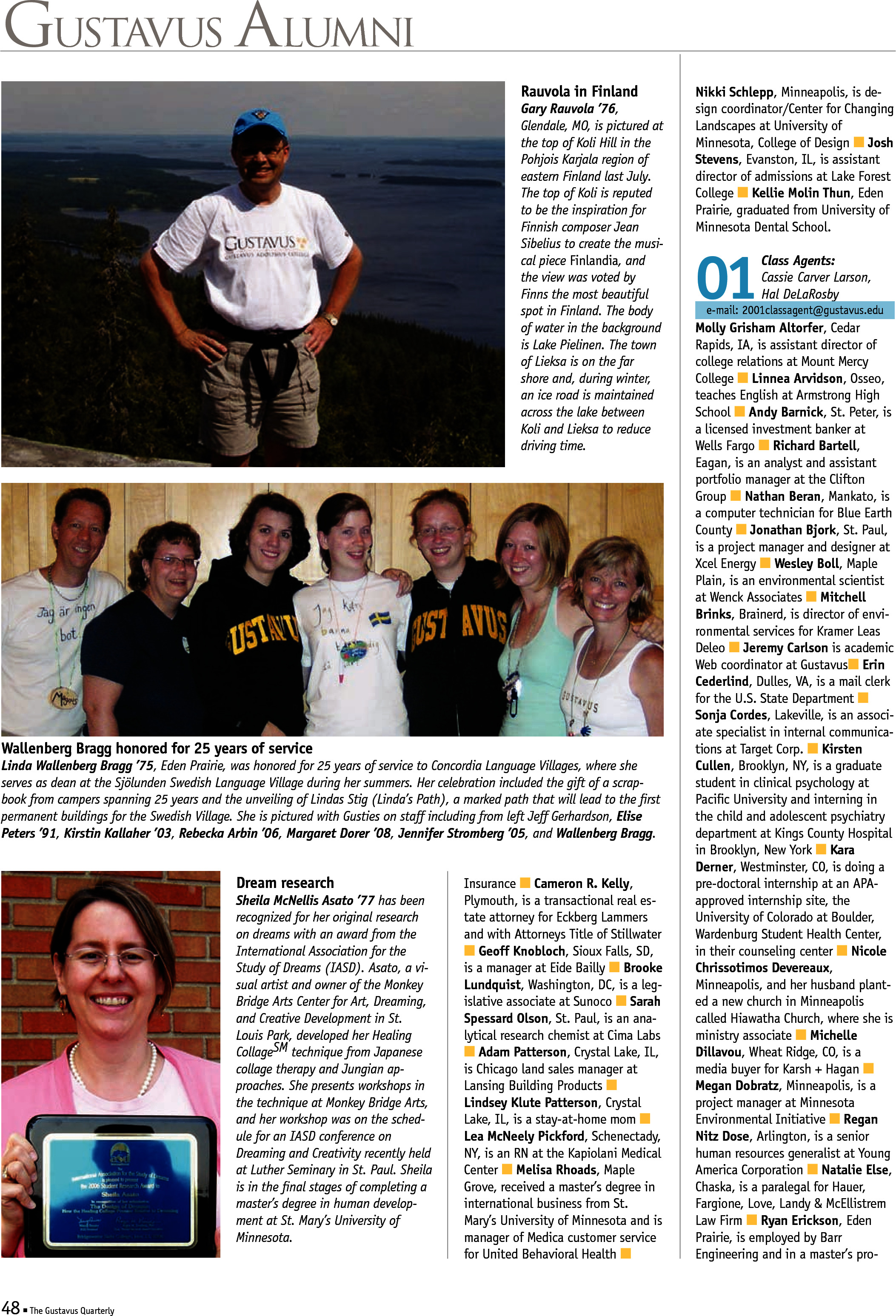 quarterly page