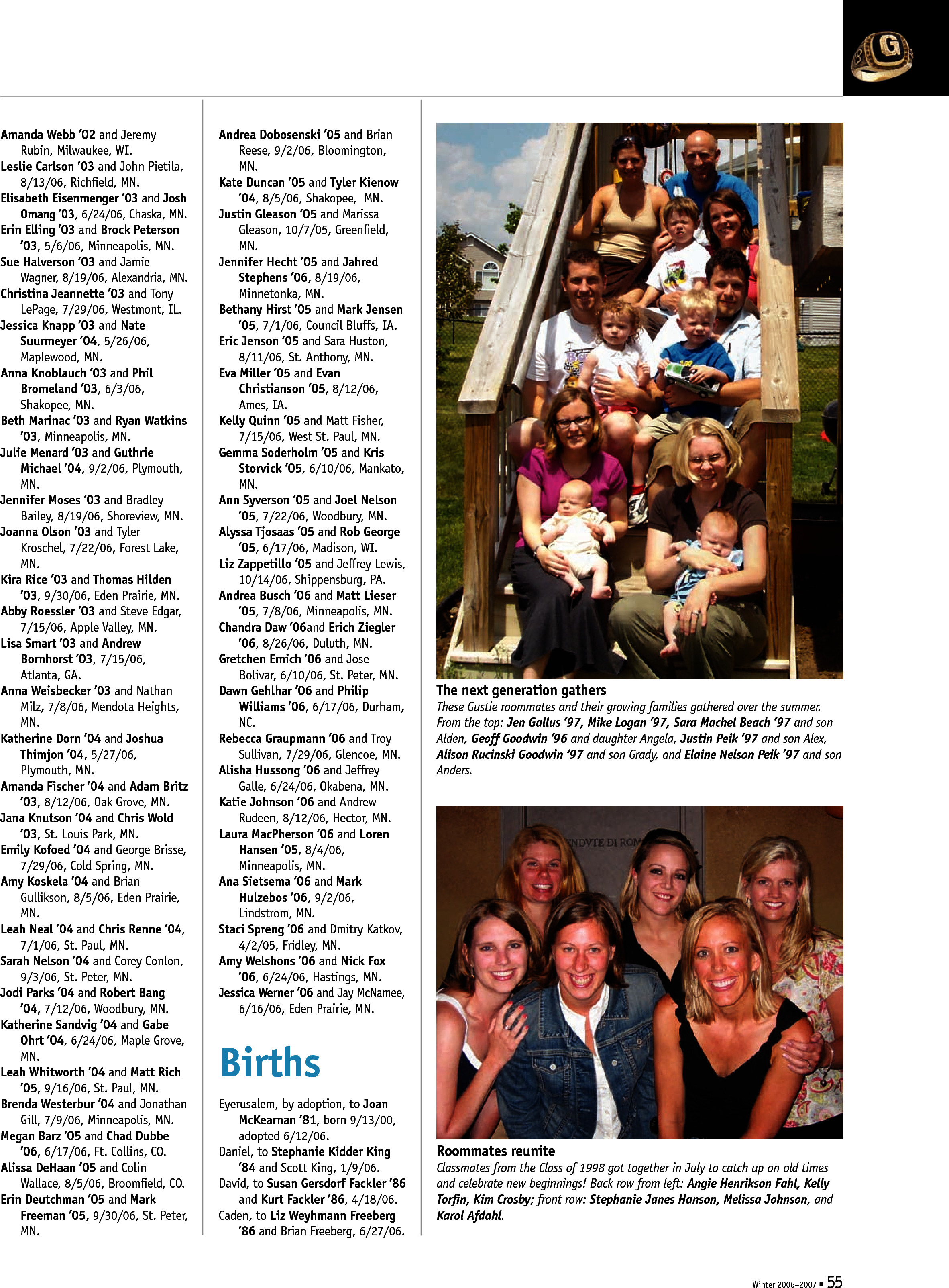 quarterly page