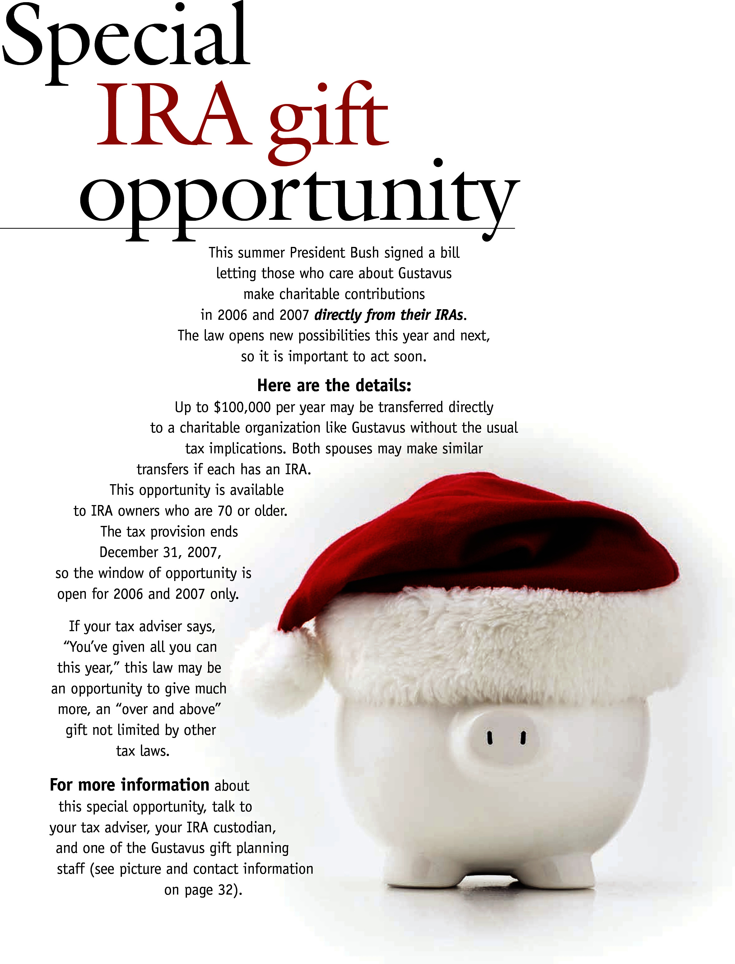 quarterly page