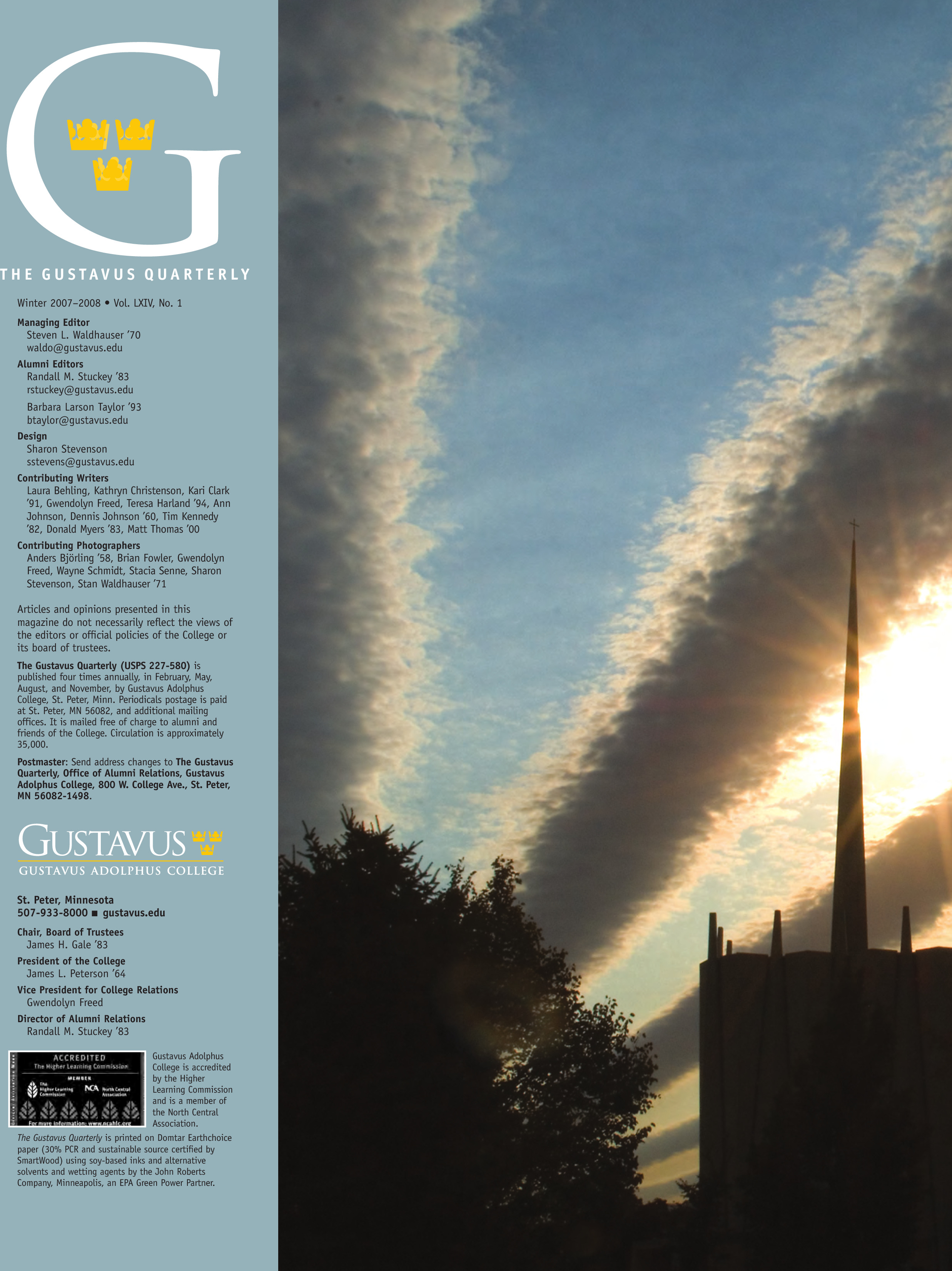 quarterly page