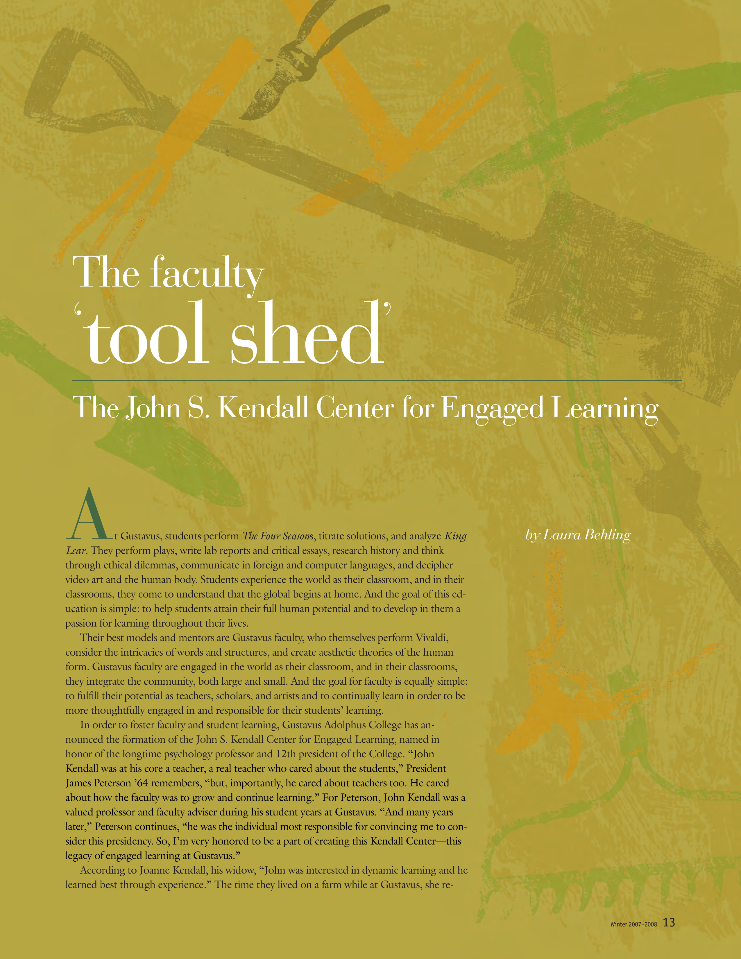 quarterly page