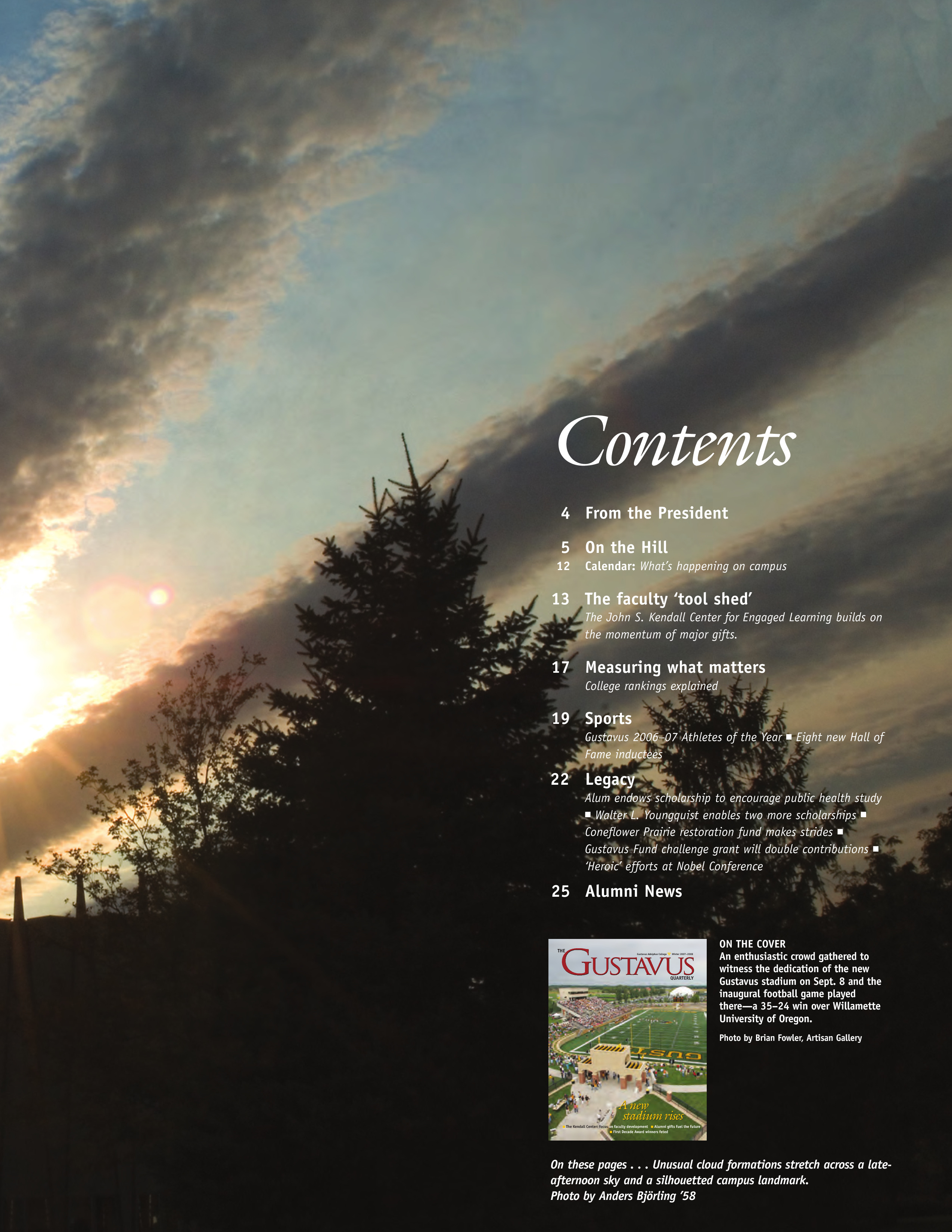 quarterly page