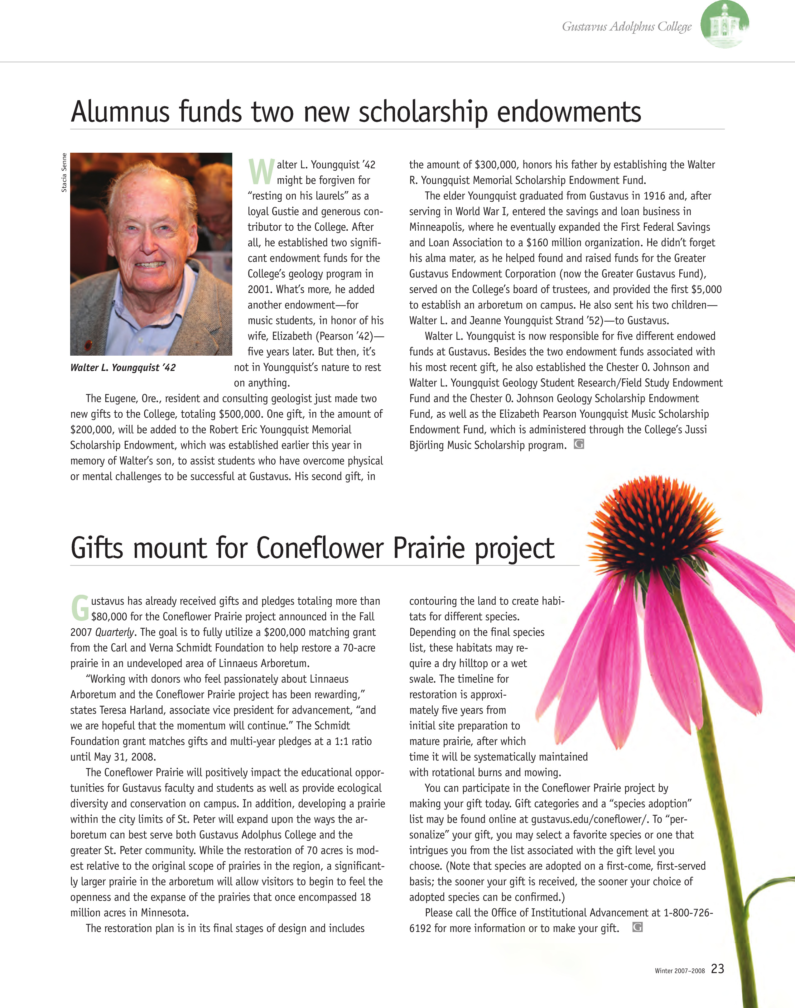 quarterly page