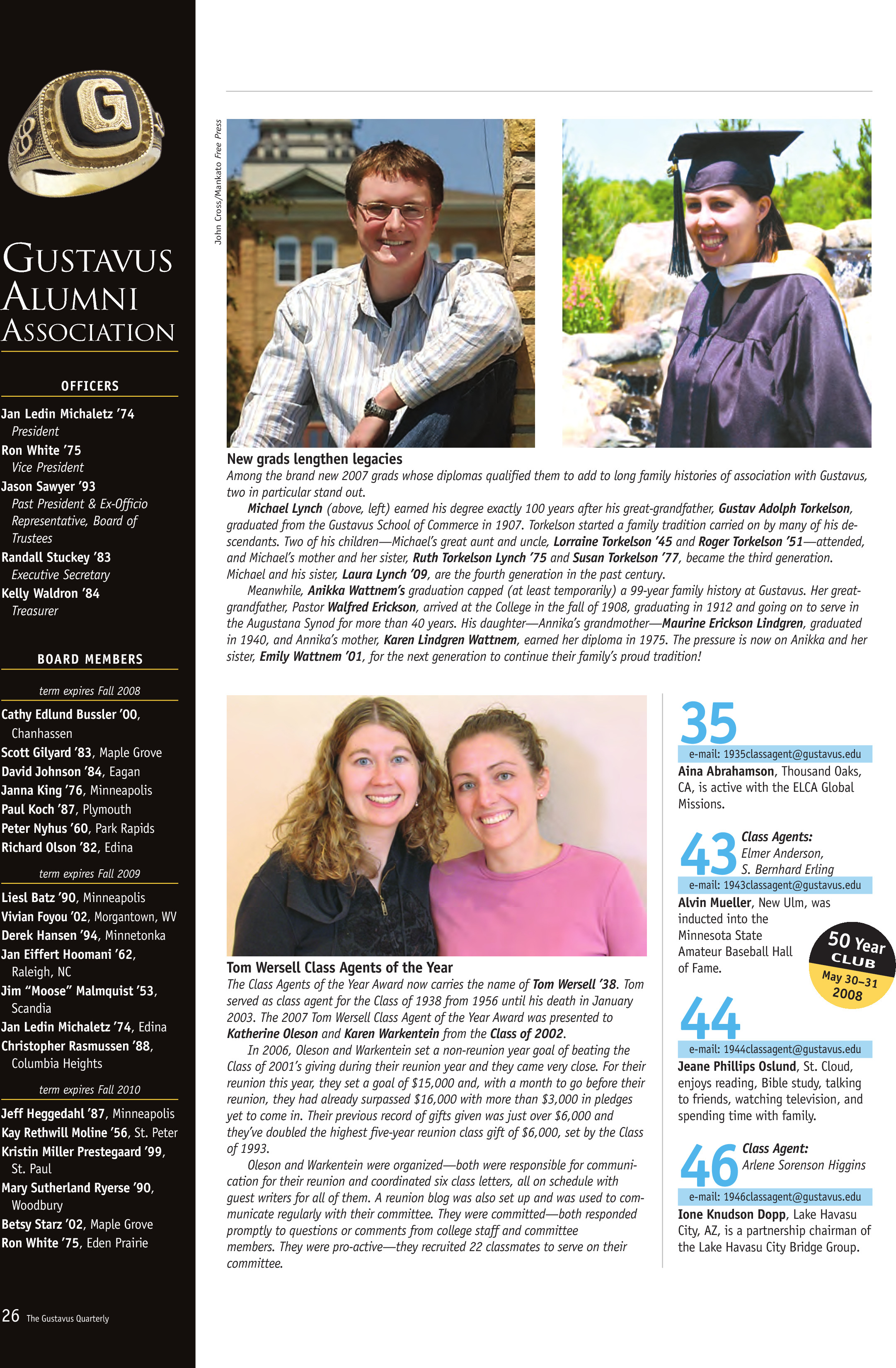 quarterly page