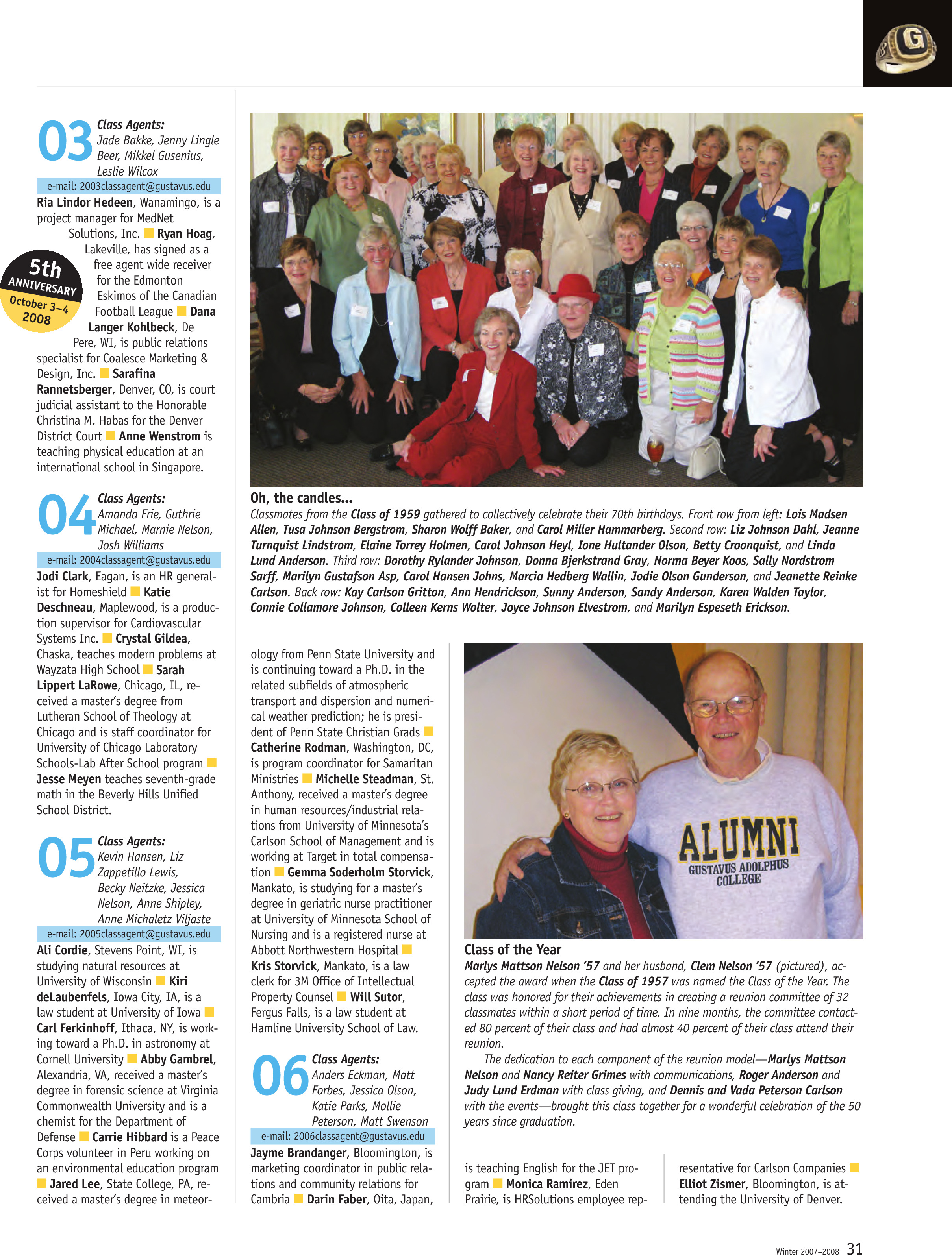 quarterly page