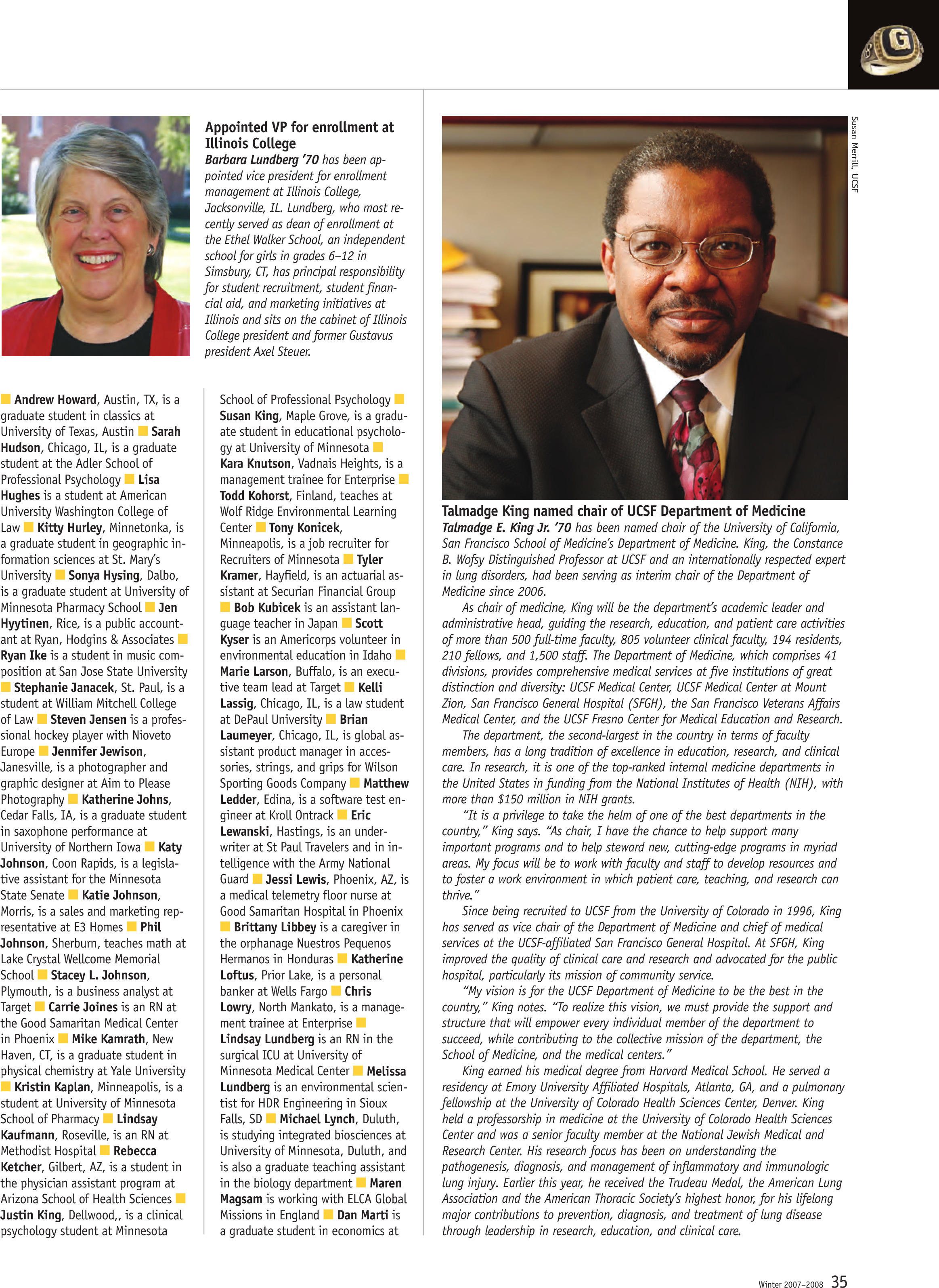 quarterly page