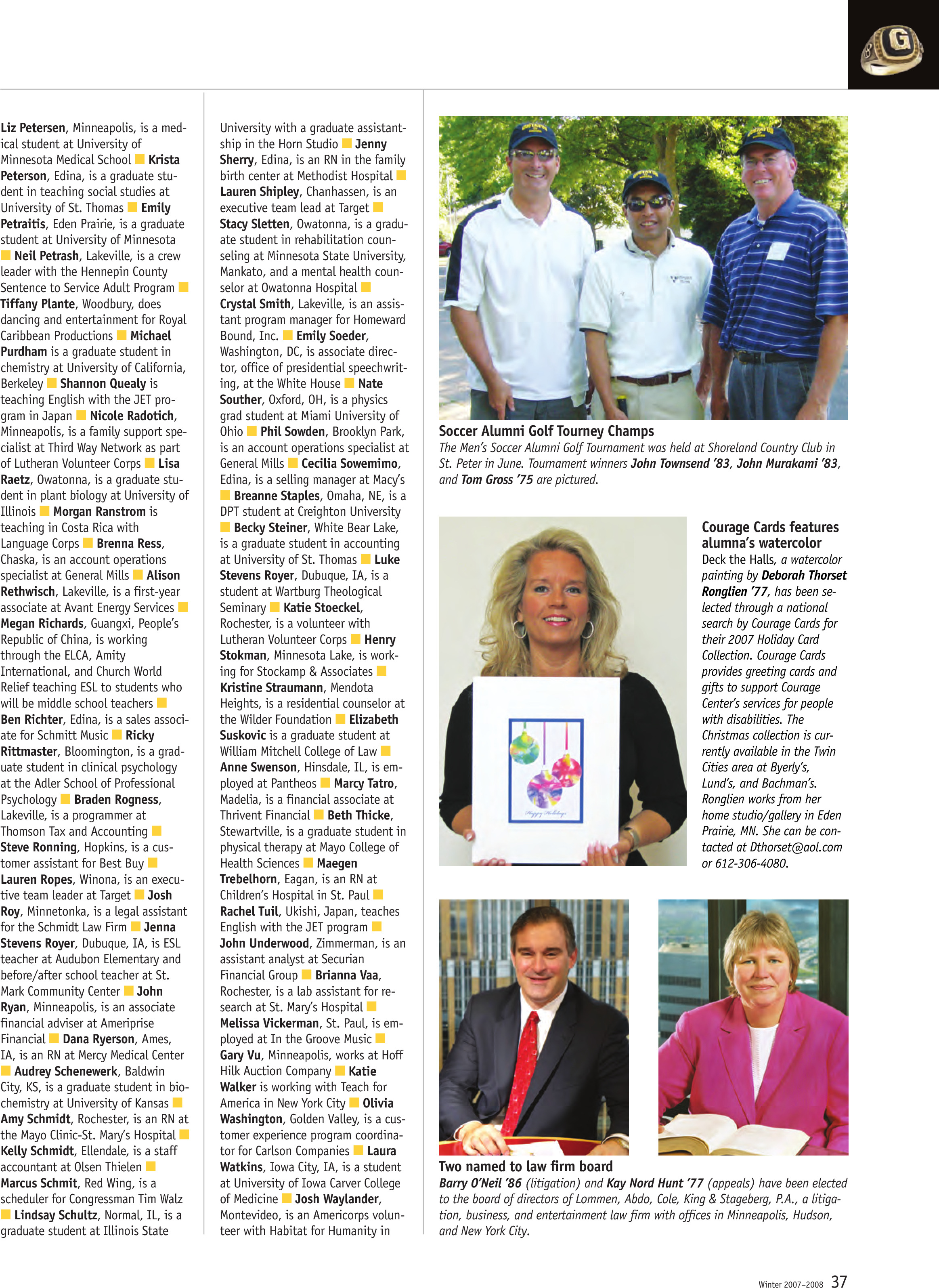 quarterly page