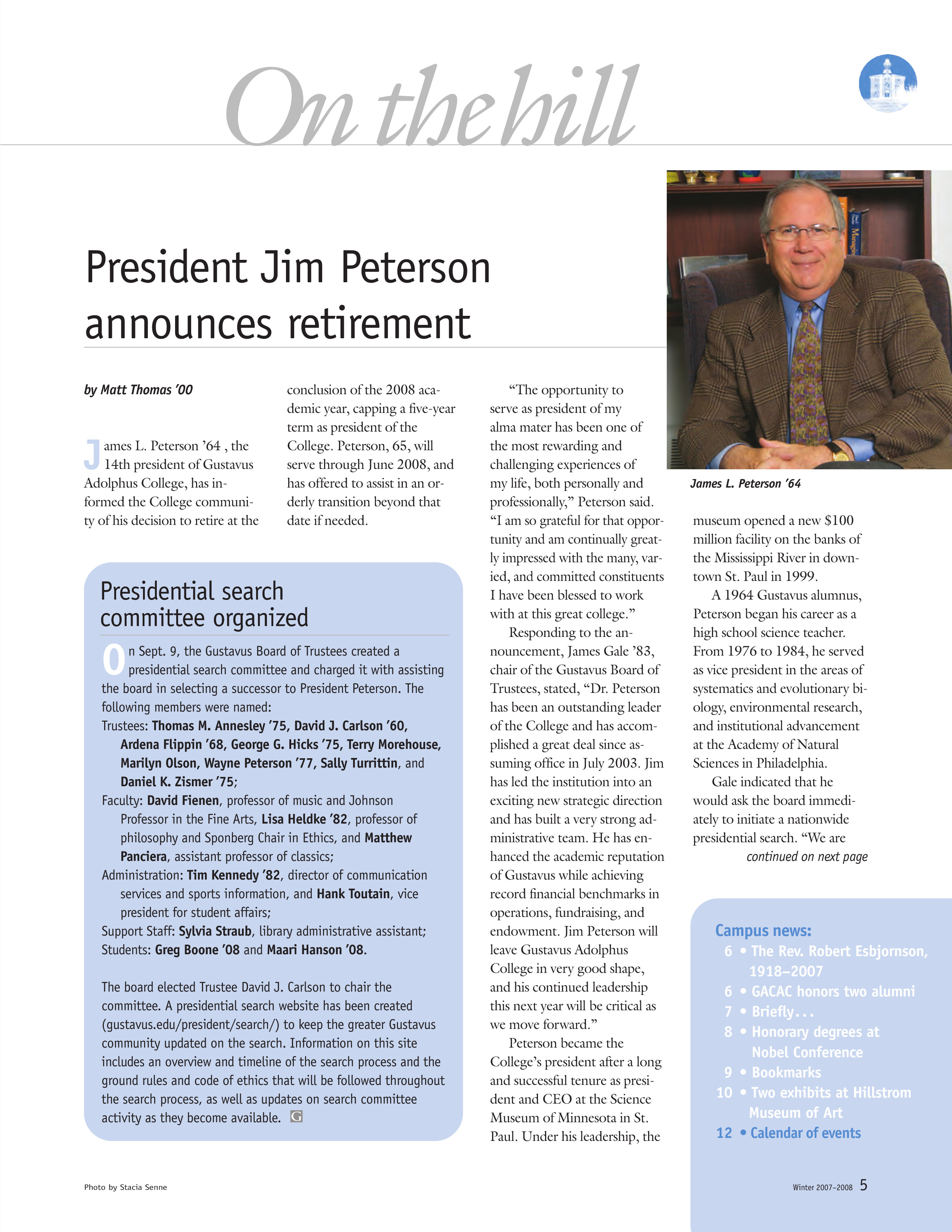 quarterly page