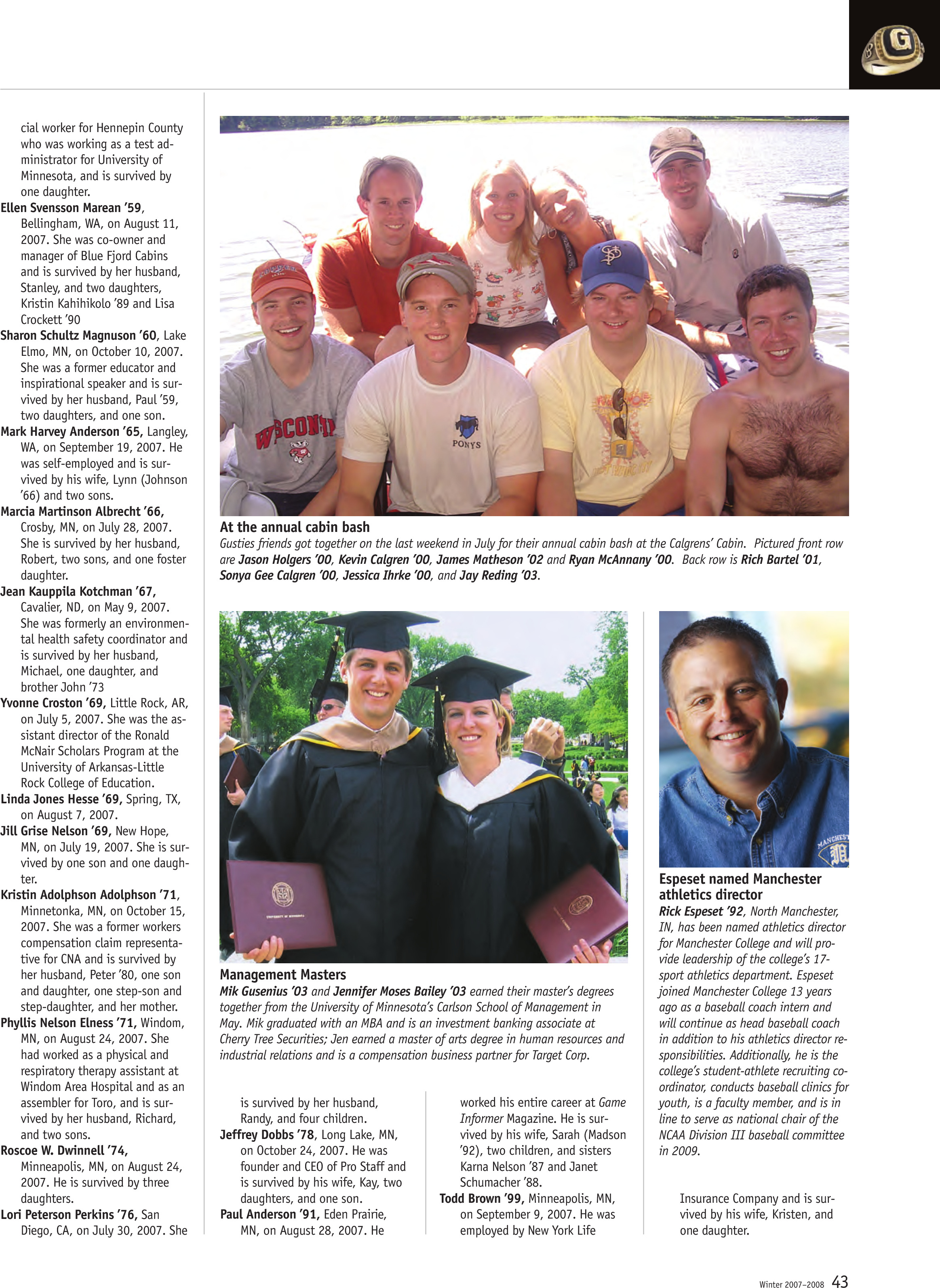 quarterly page