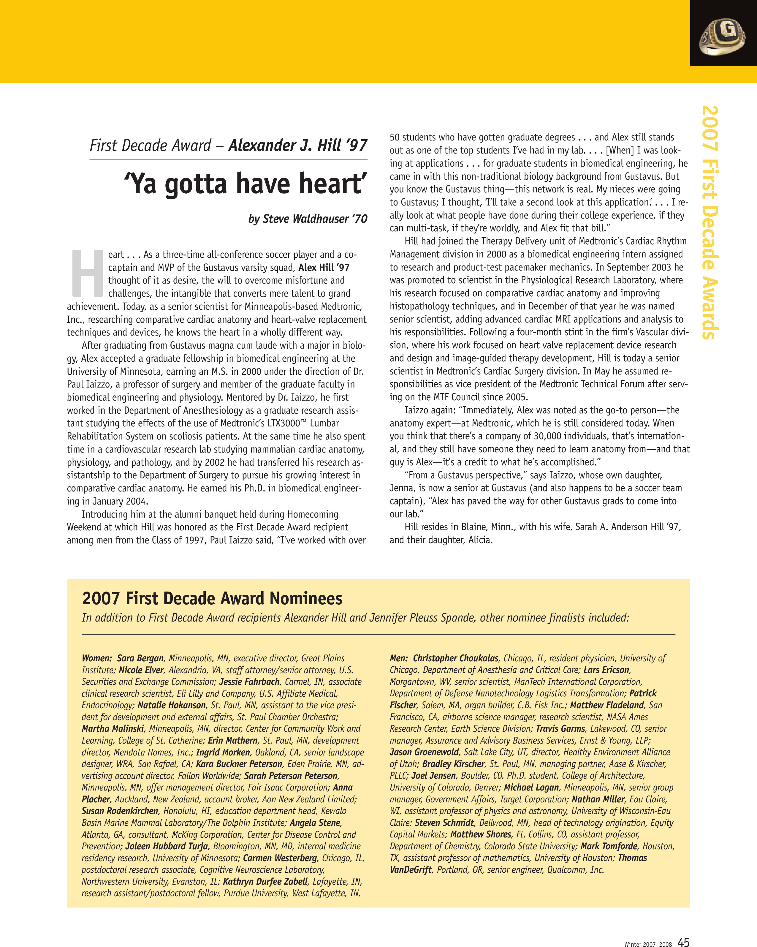 quarterly page