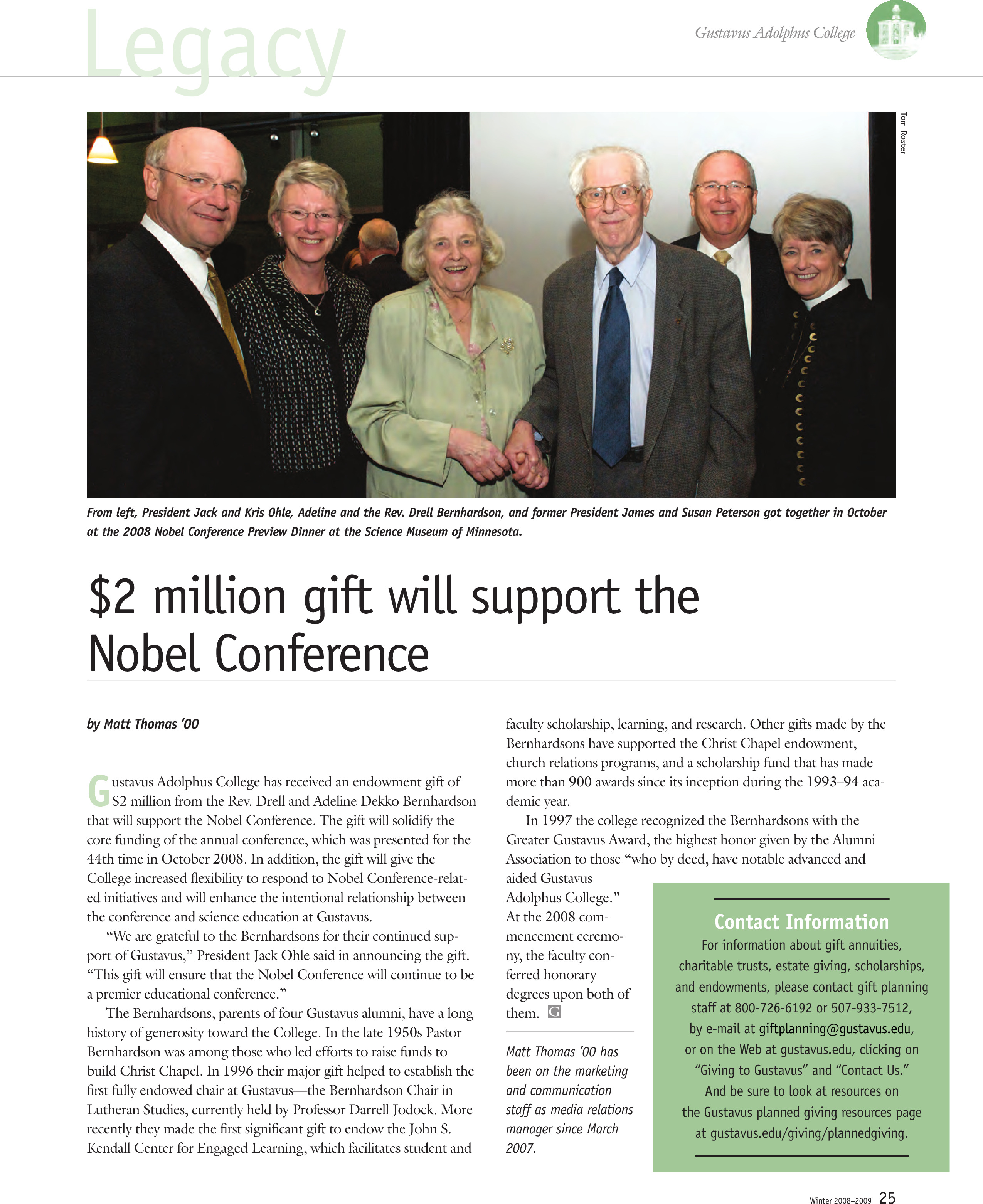 quarterly page