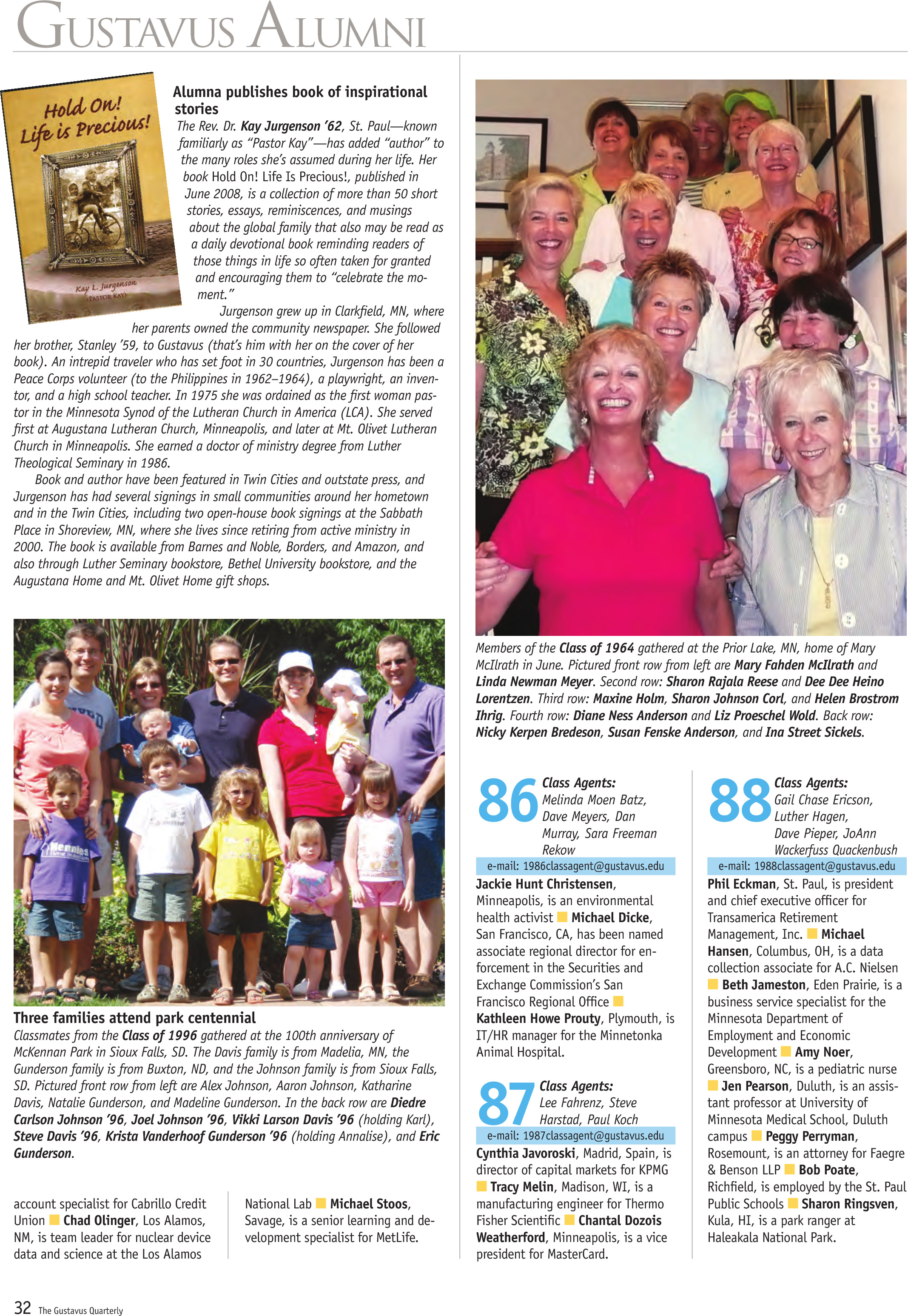 quarterly page