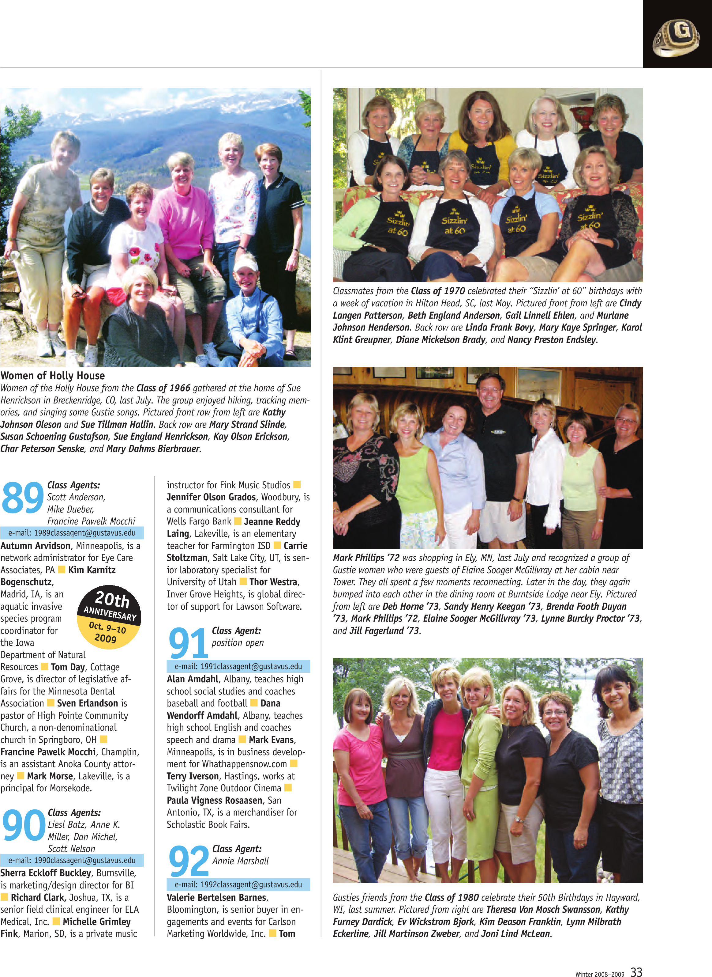 quarterly page