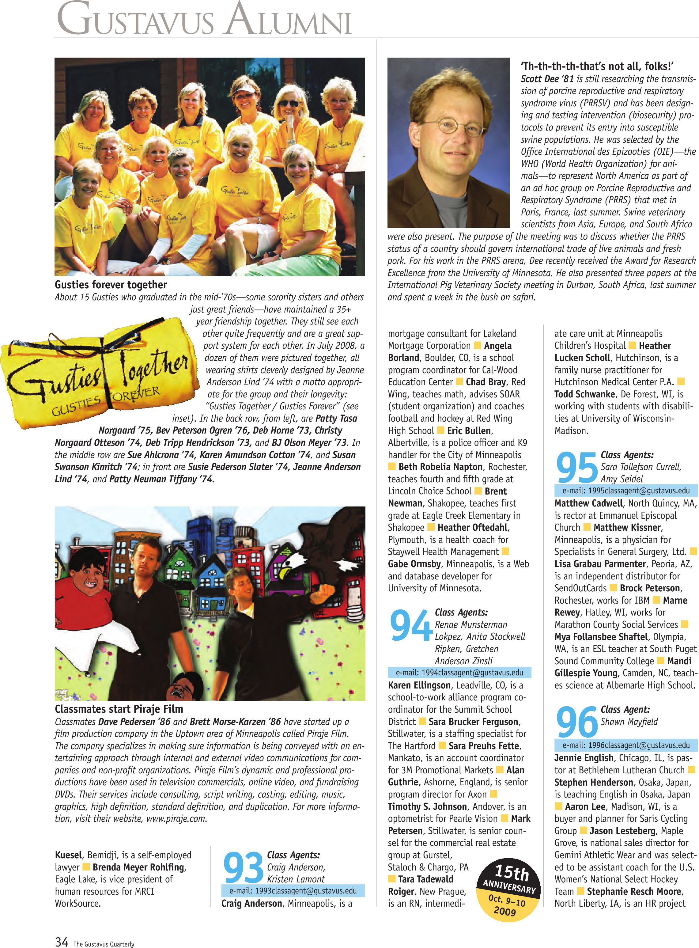 quarterly page