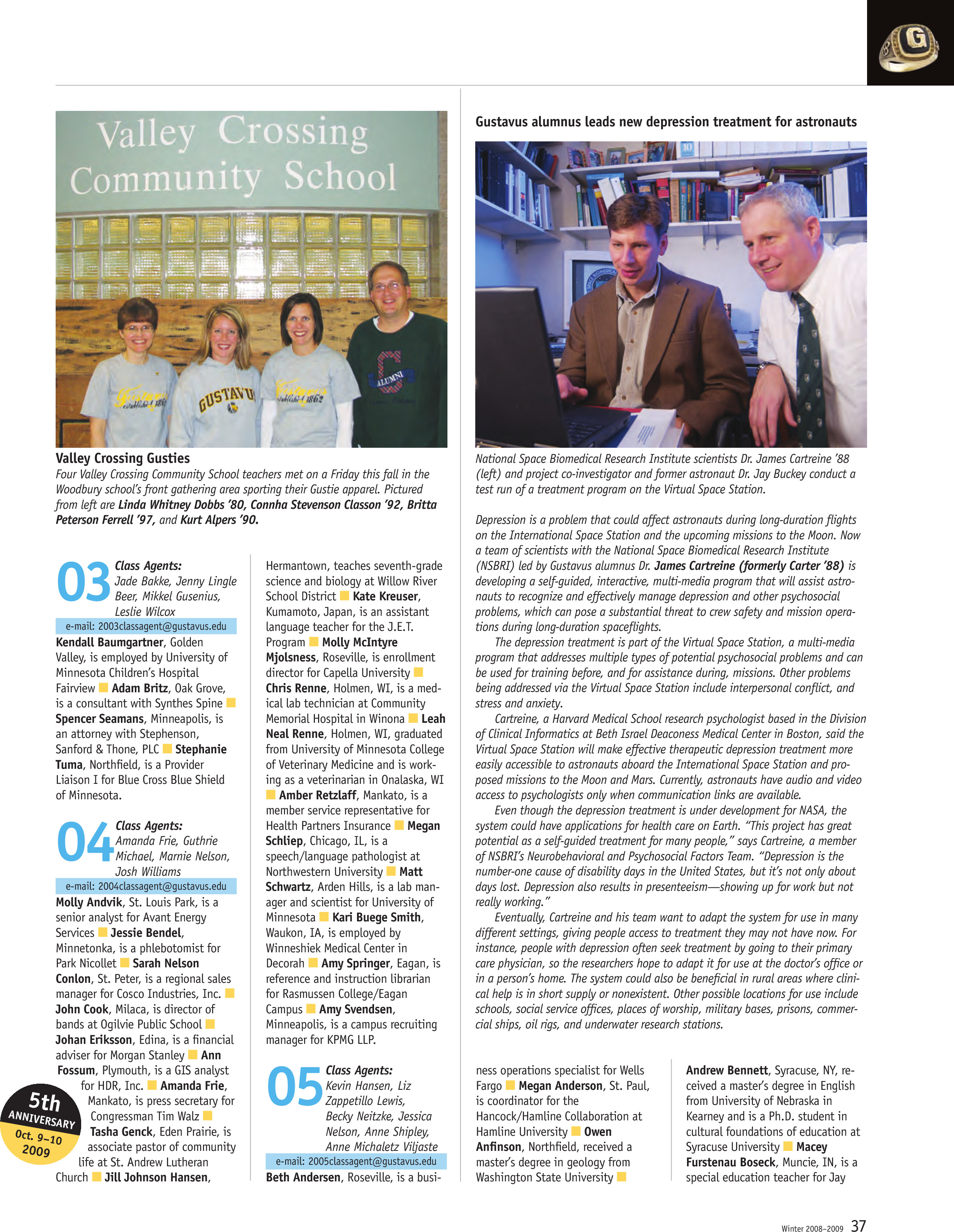 quarterly page