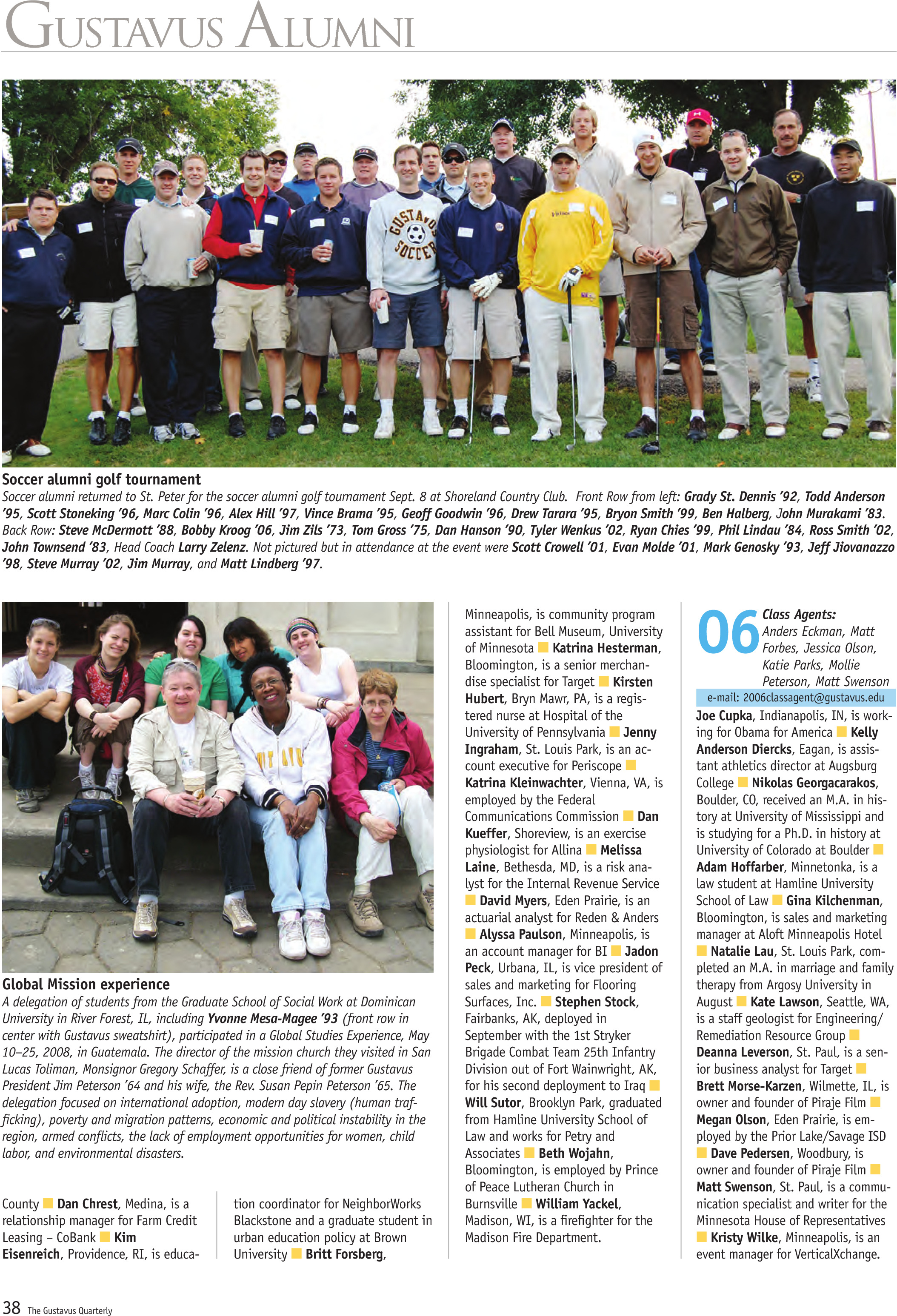 quarterly page
