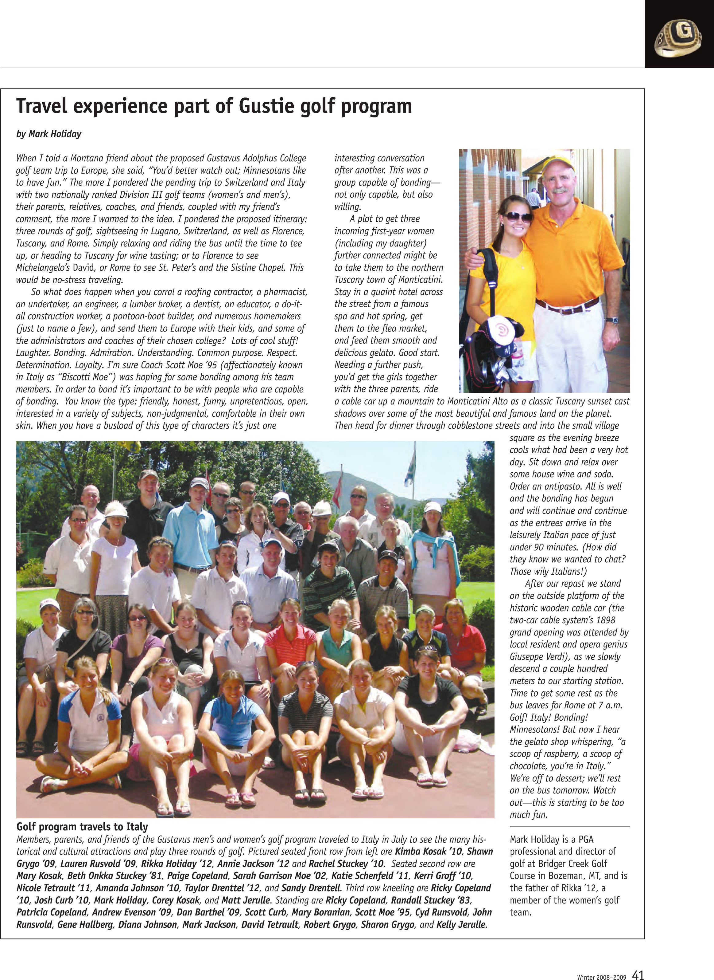 quarterly page