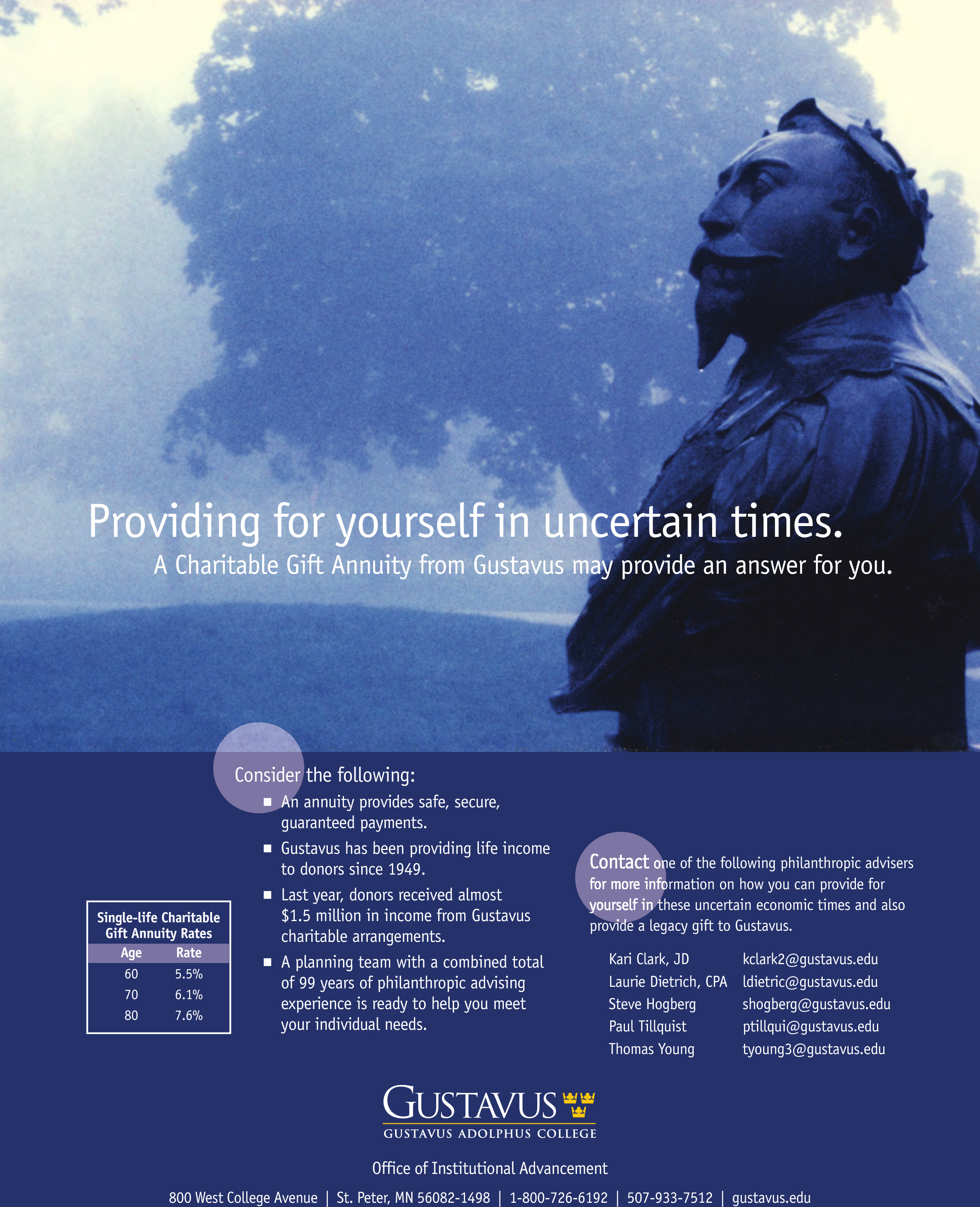 quarterly page