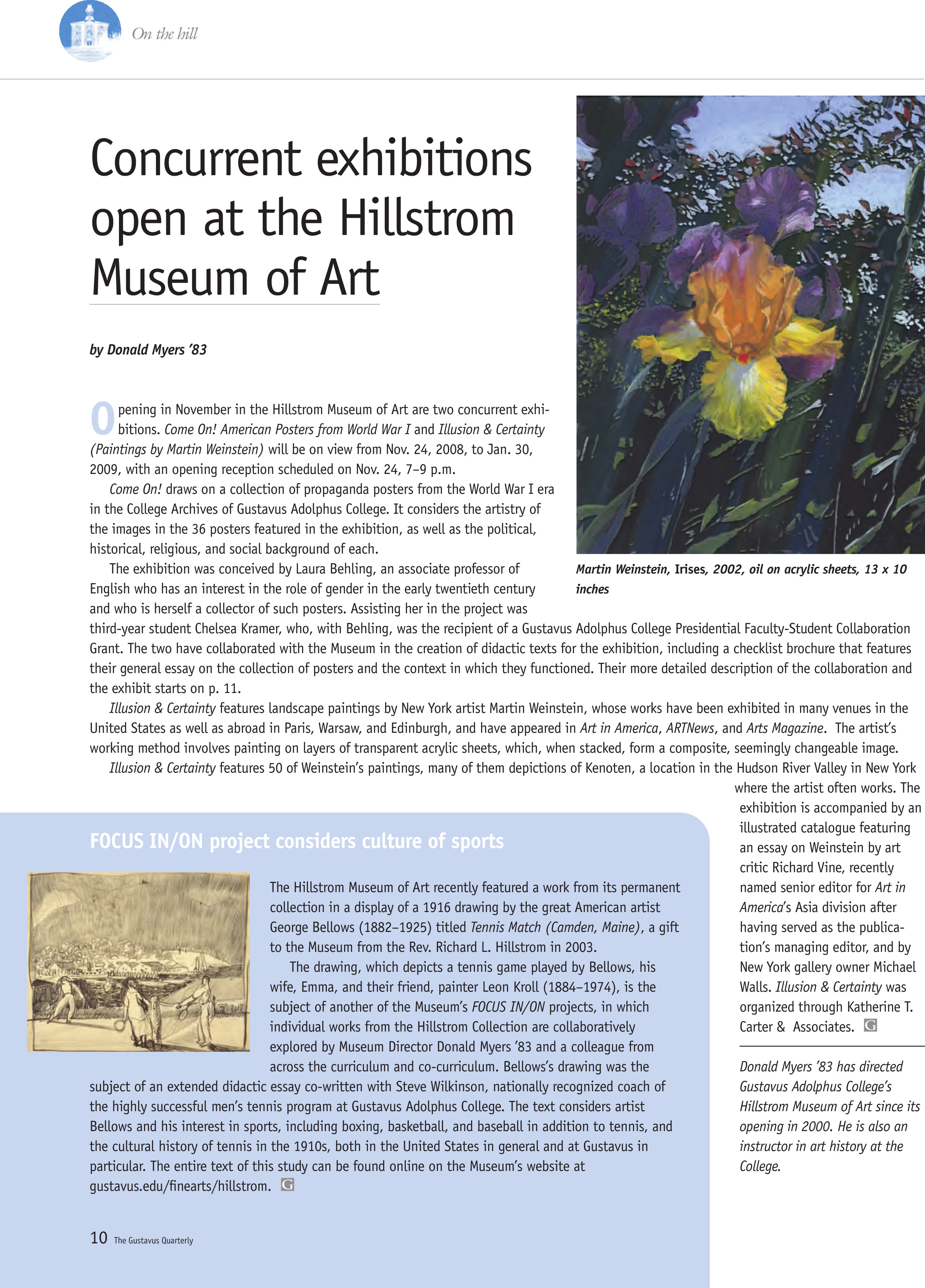 quarterly page