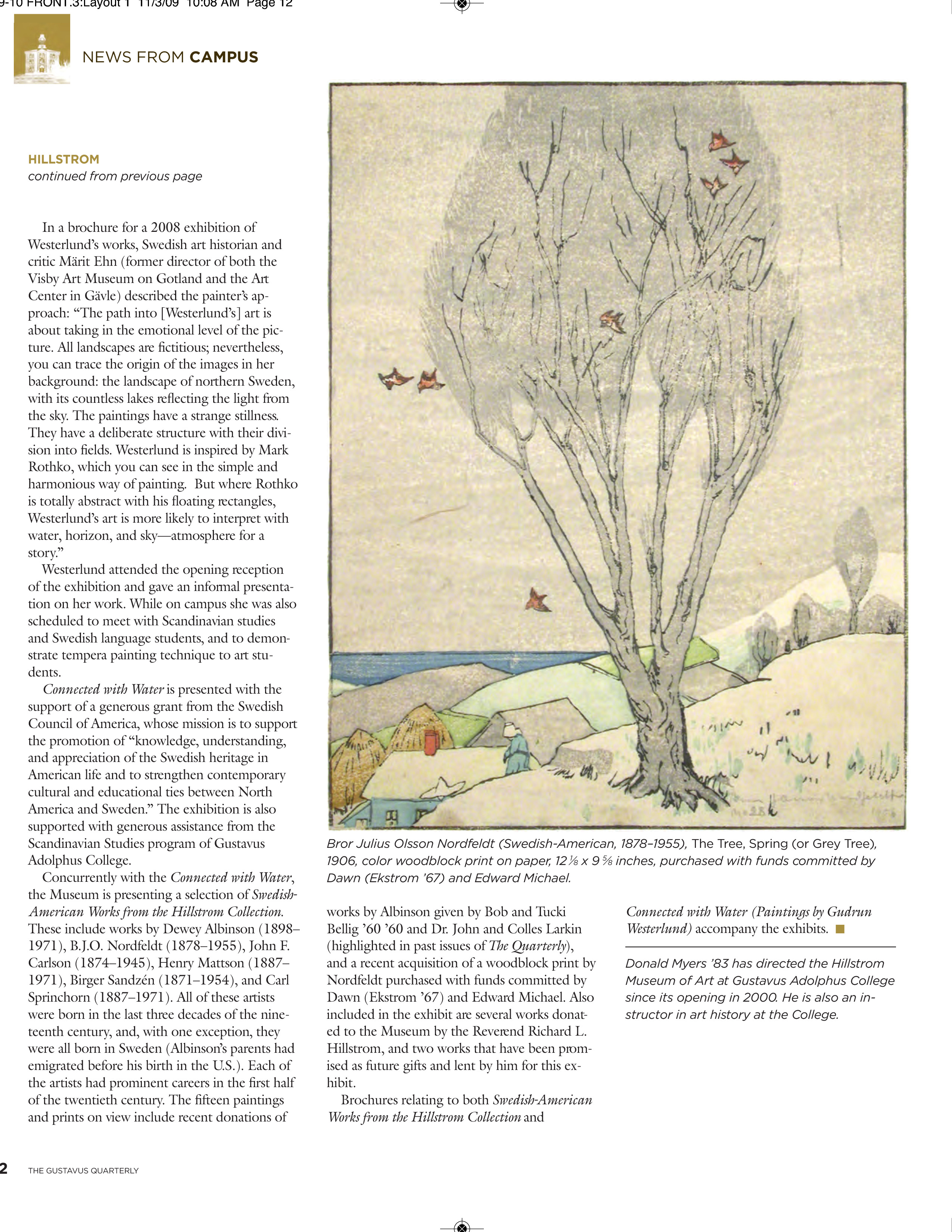 quarterly page