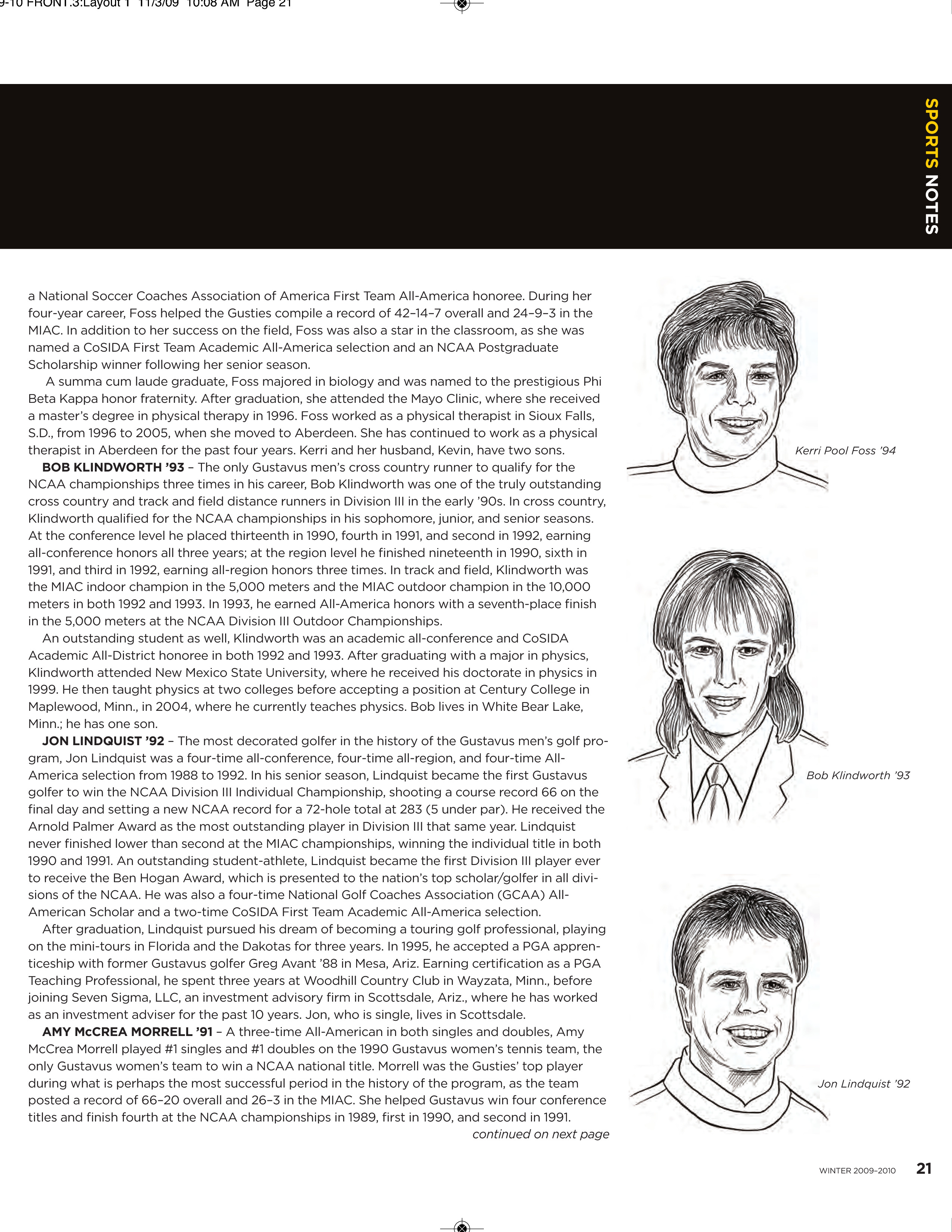 quarterly page