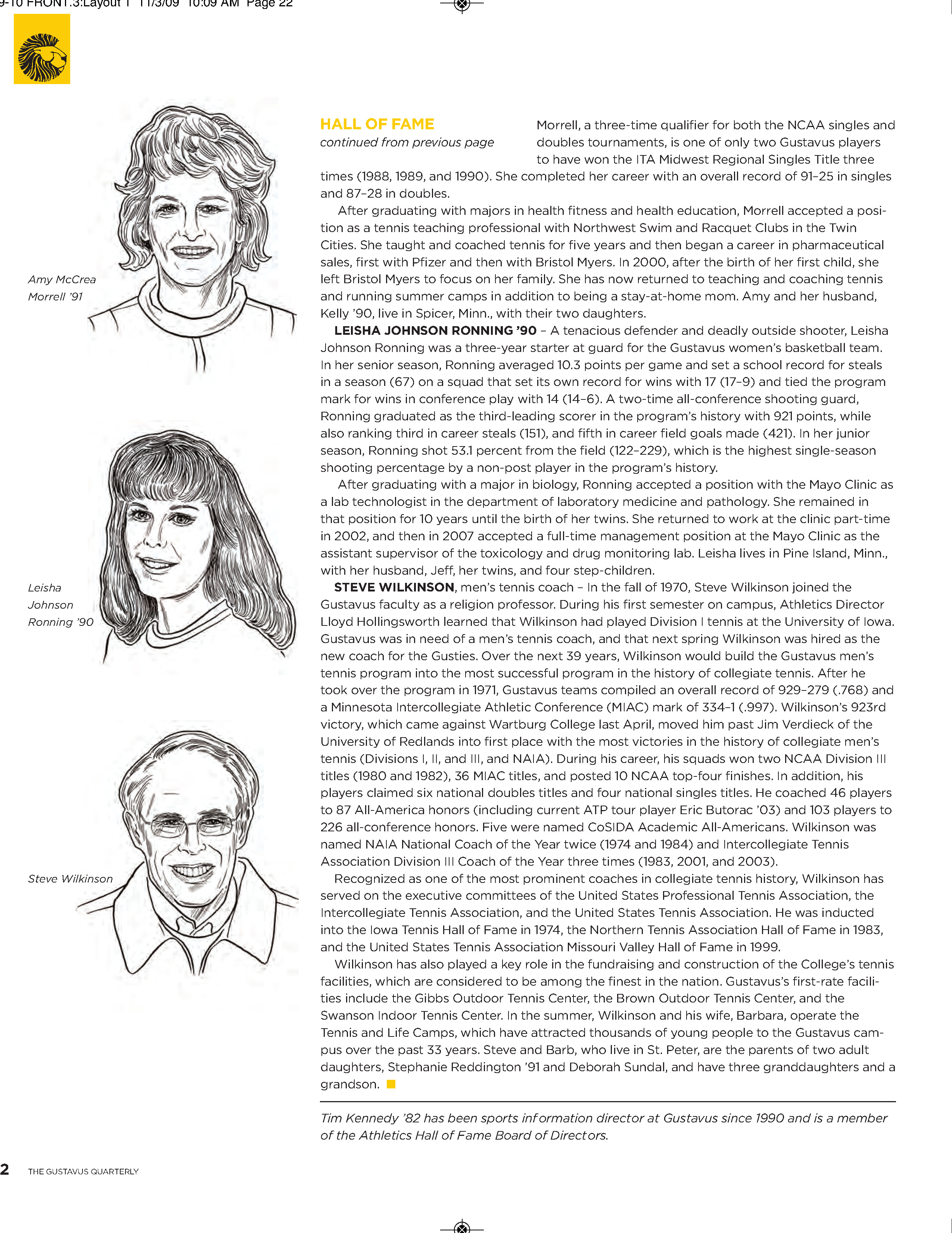 quarterly page