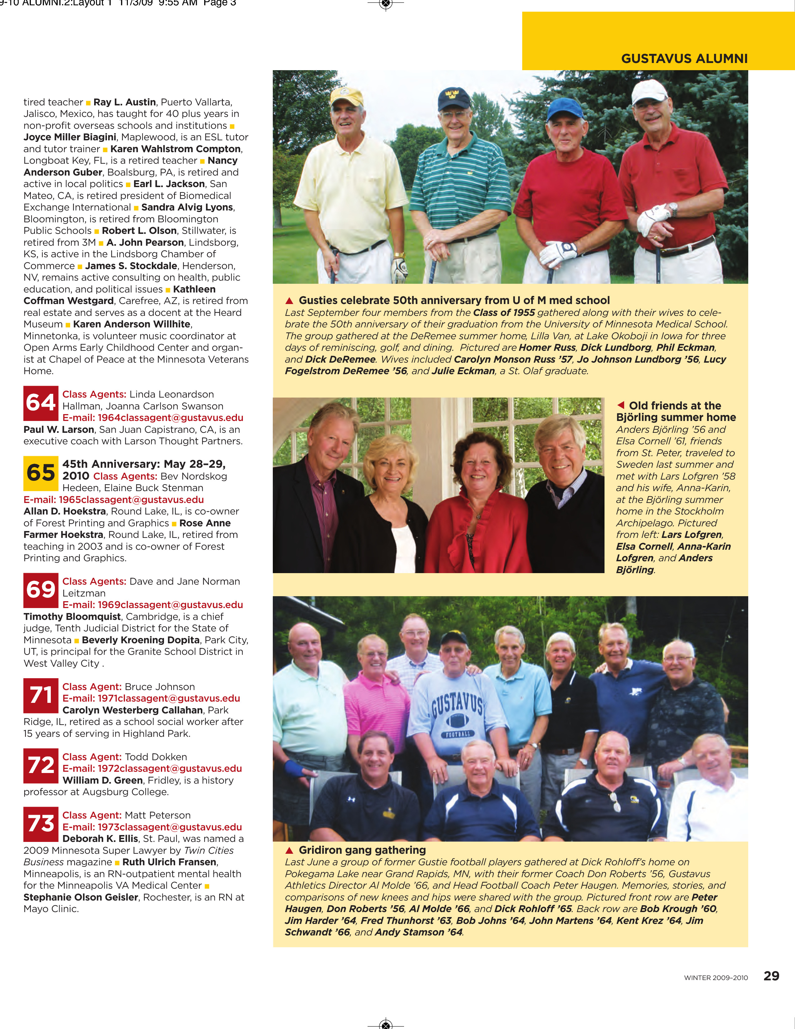 quarterly page