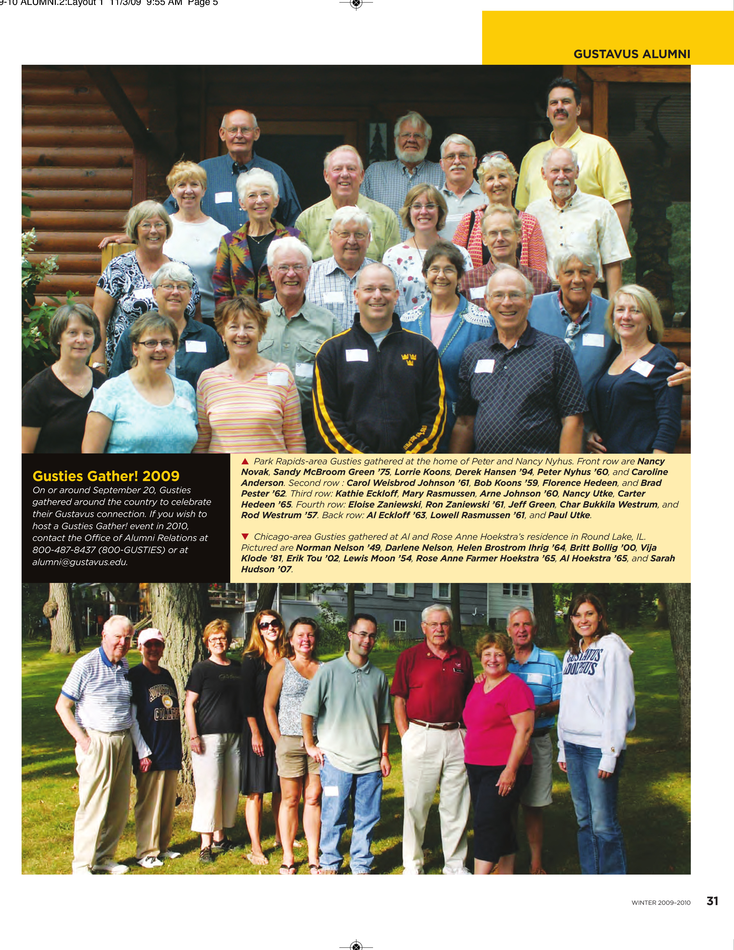 quarterly page