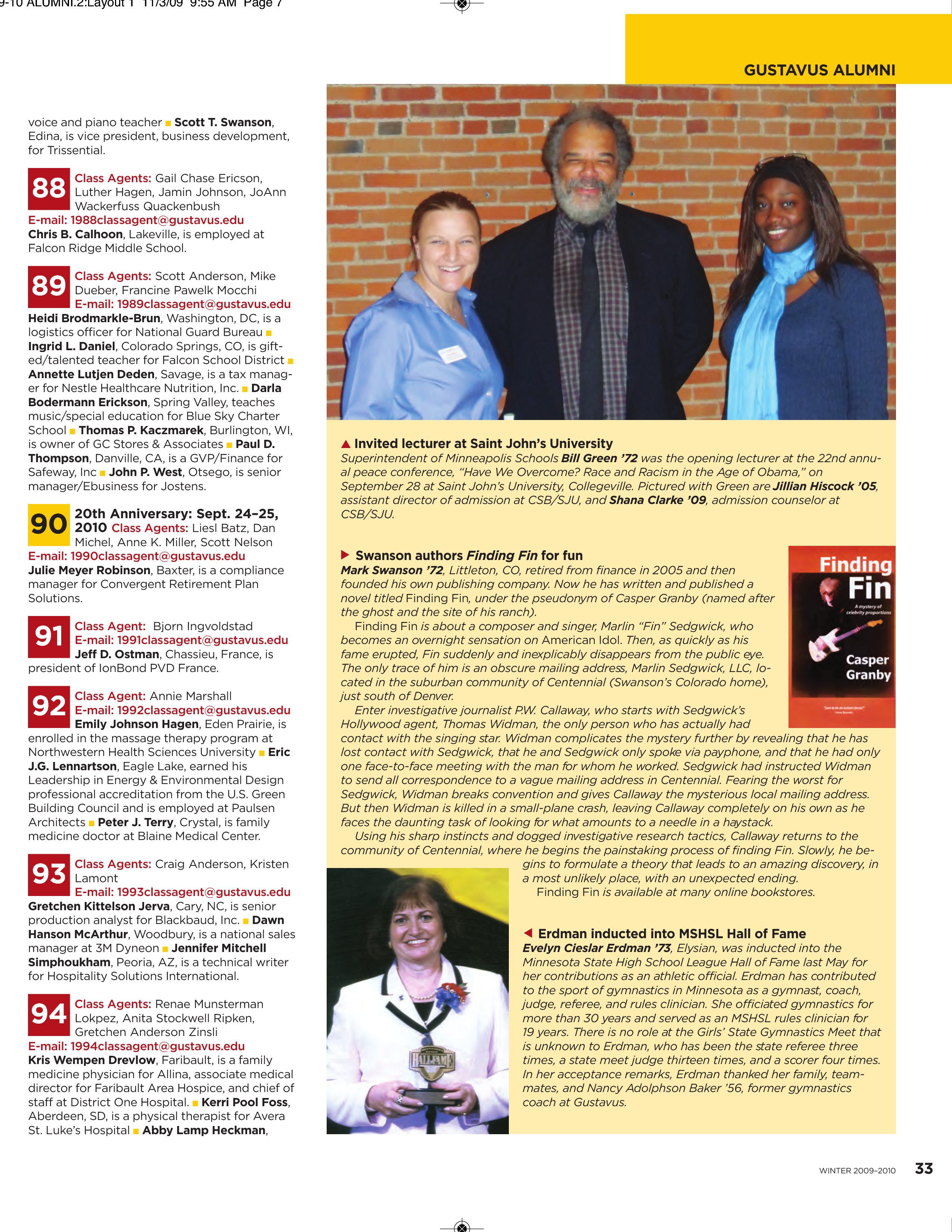 quarterly page