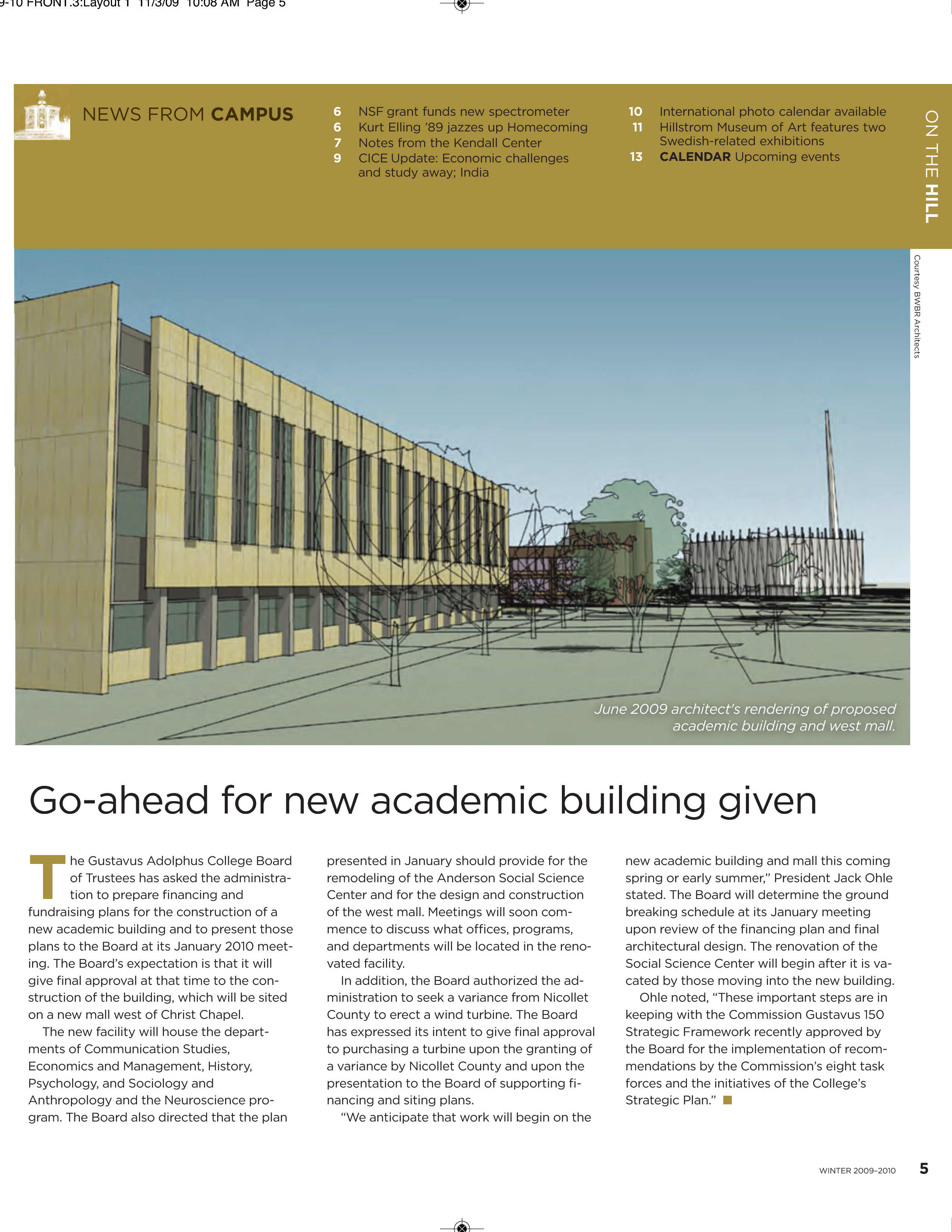 quarterly page