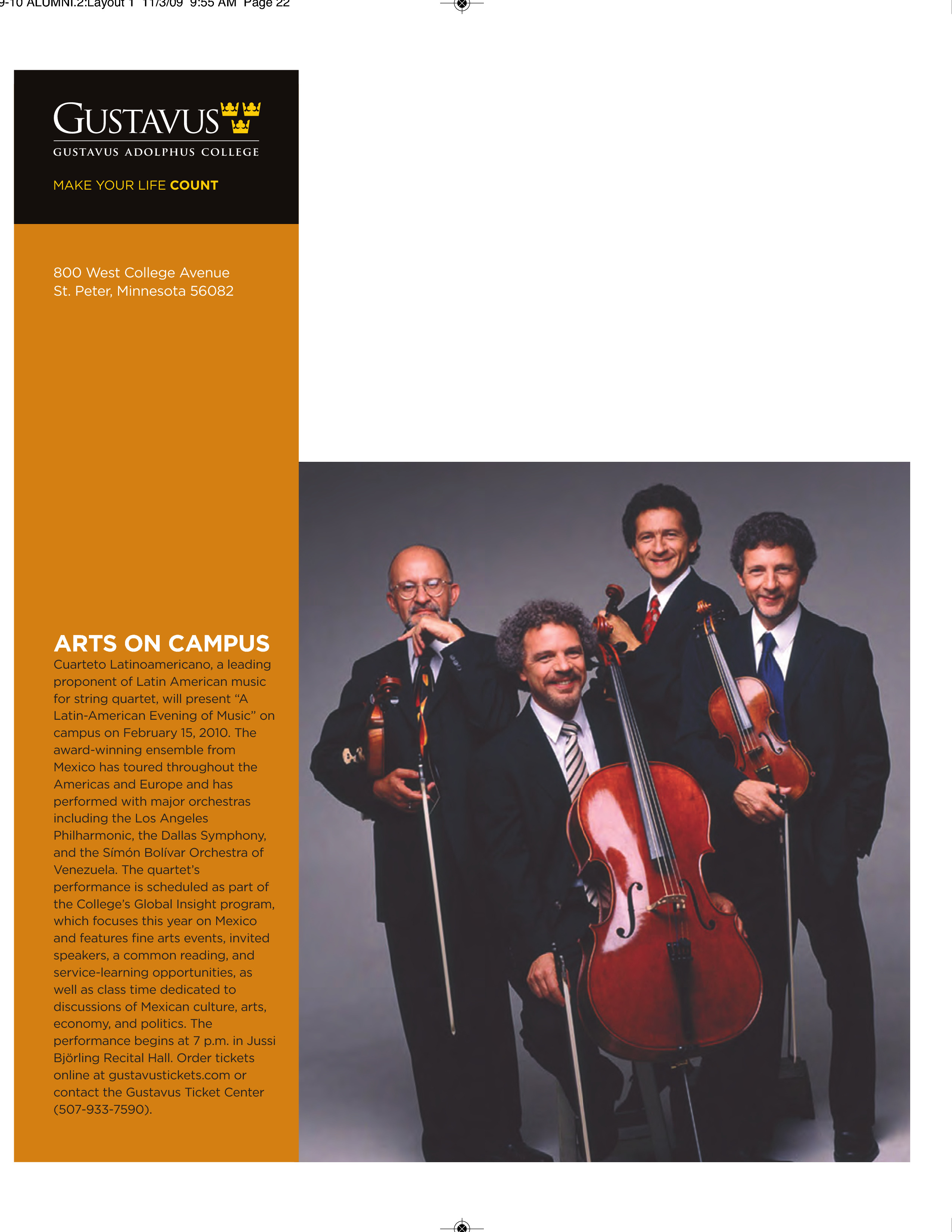 quarterly page
