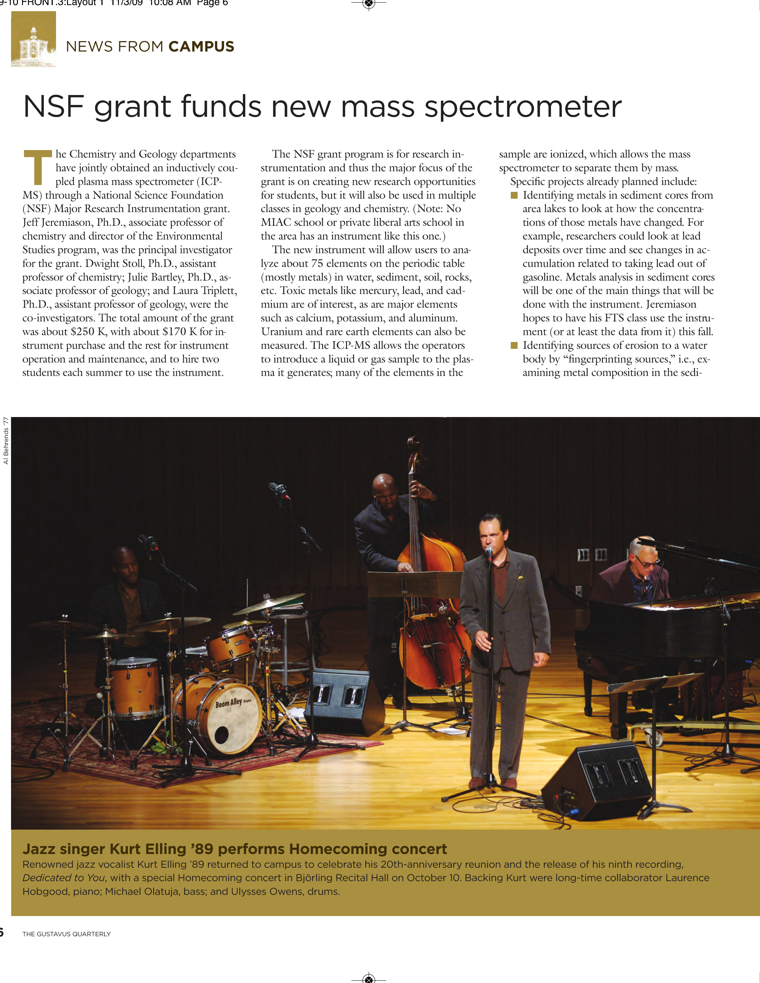 quarterly page