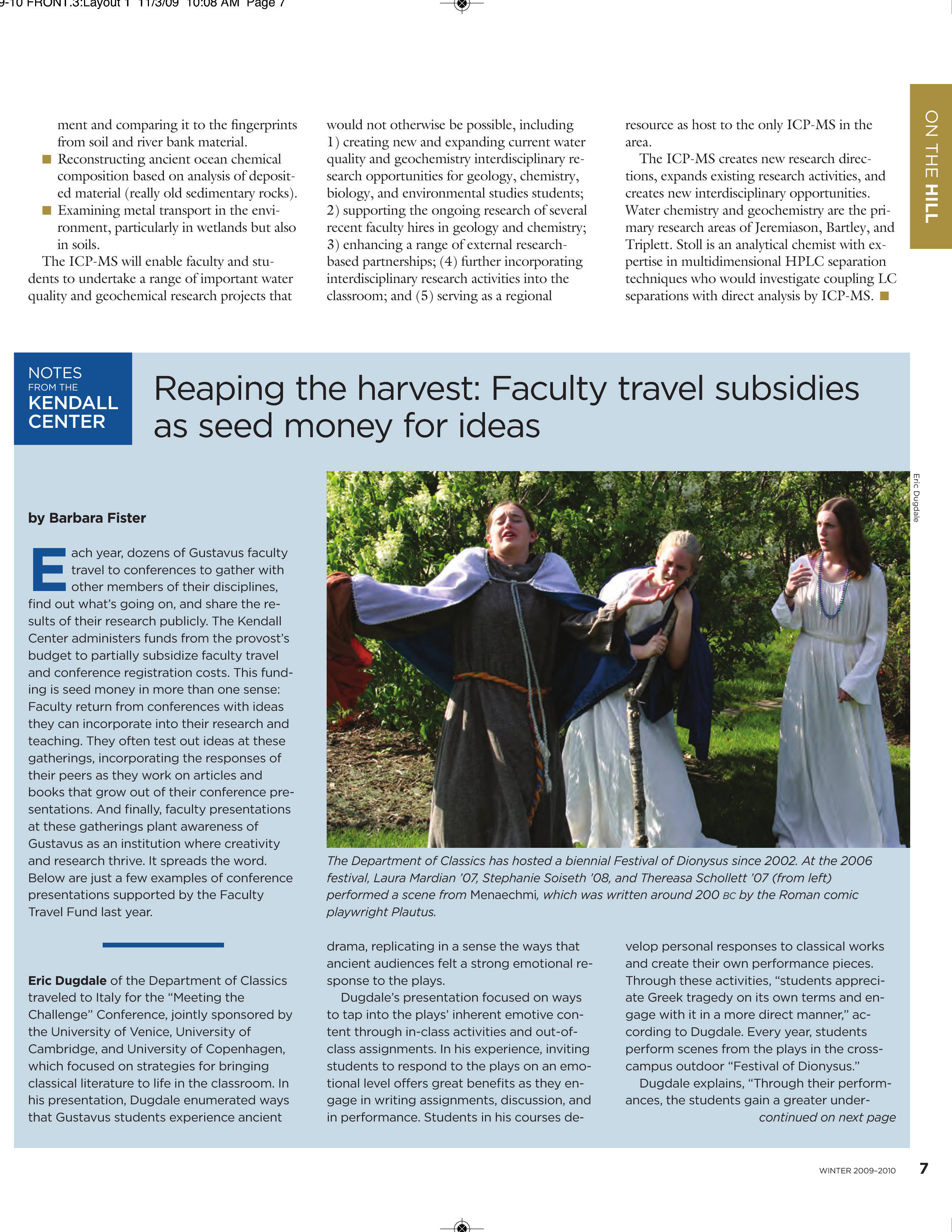 quarterly page
