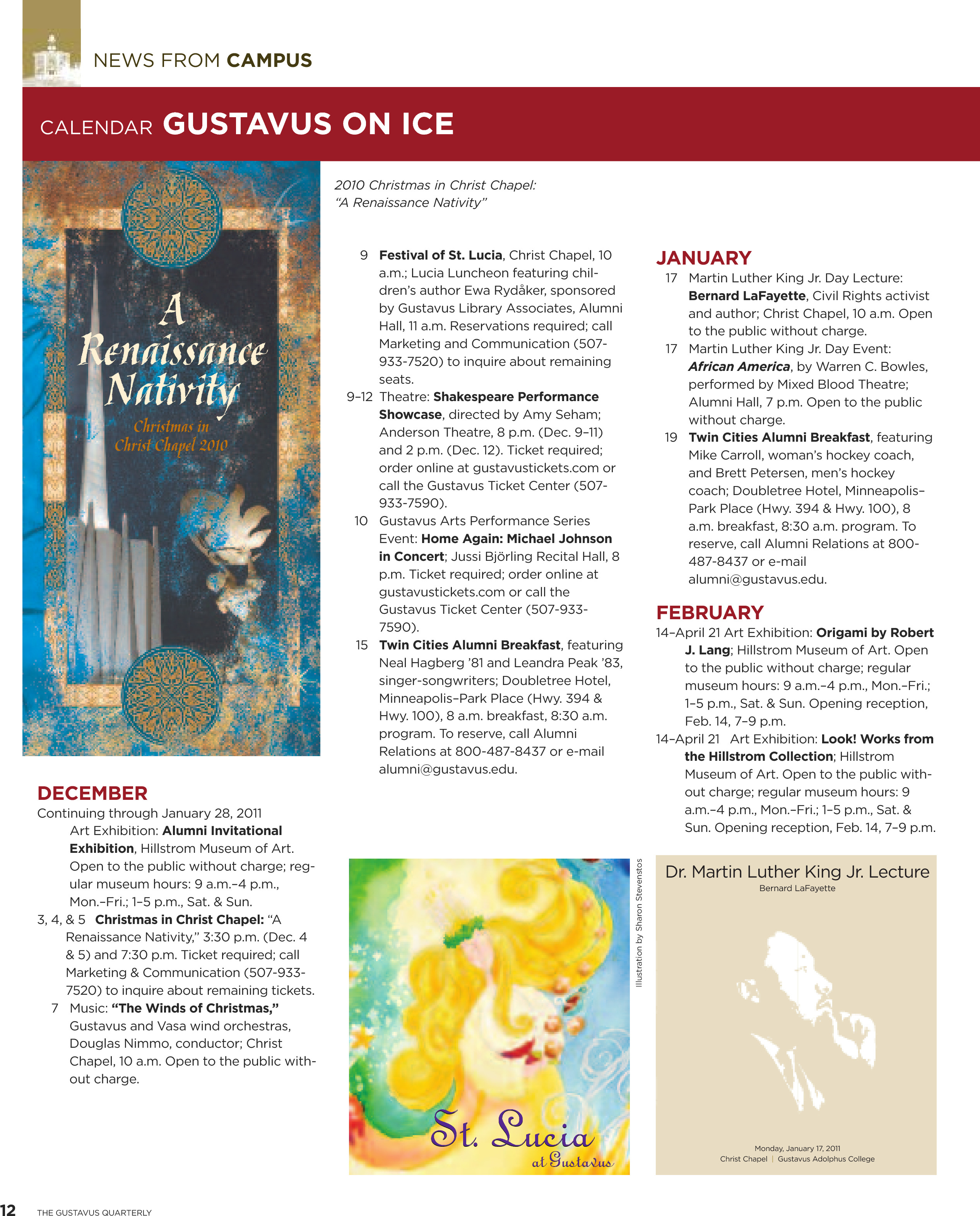 quarterly page