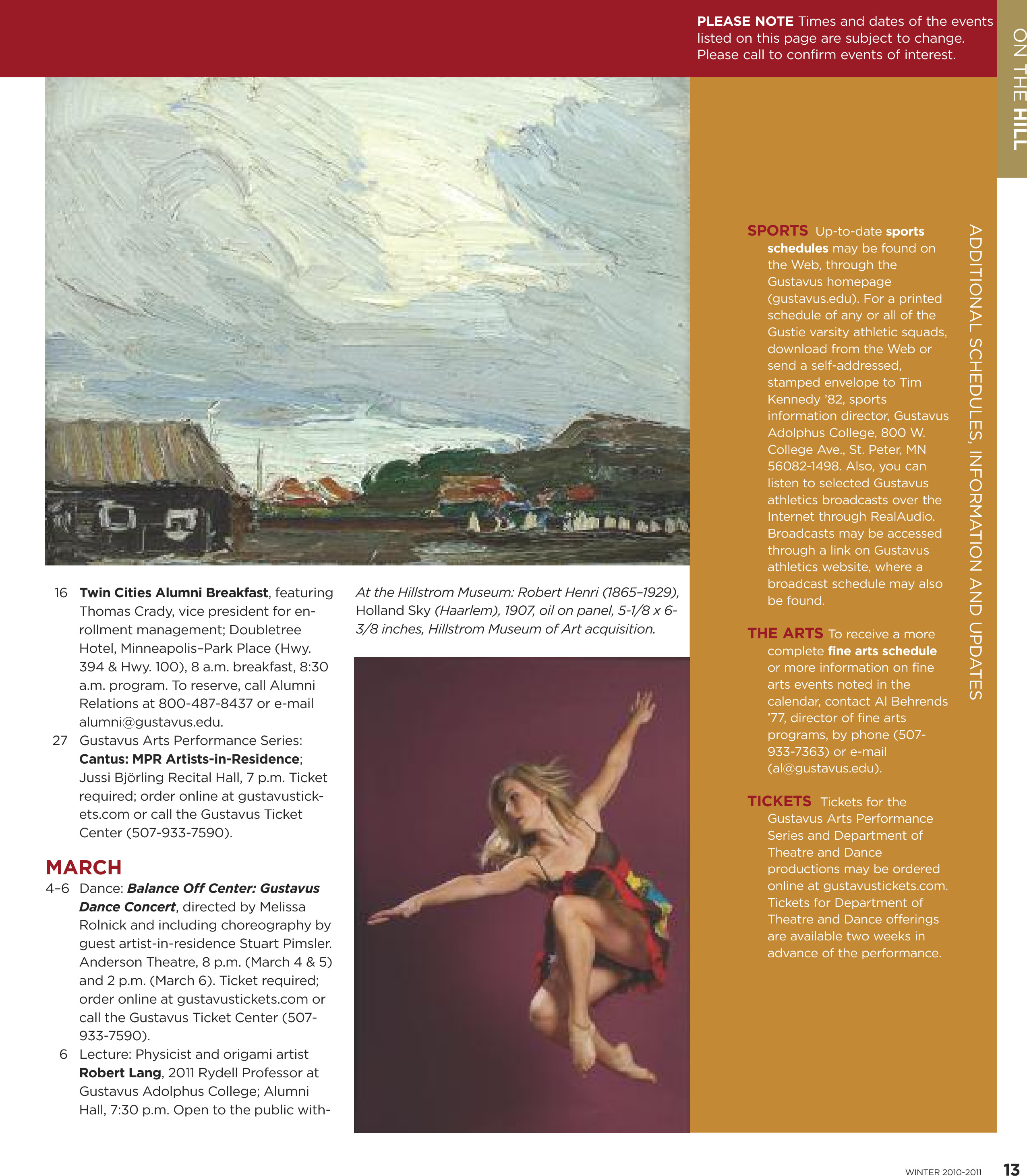 quarterly page