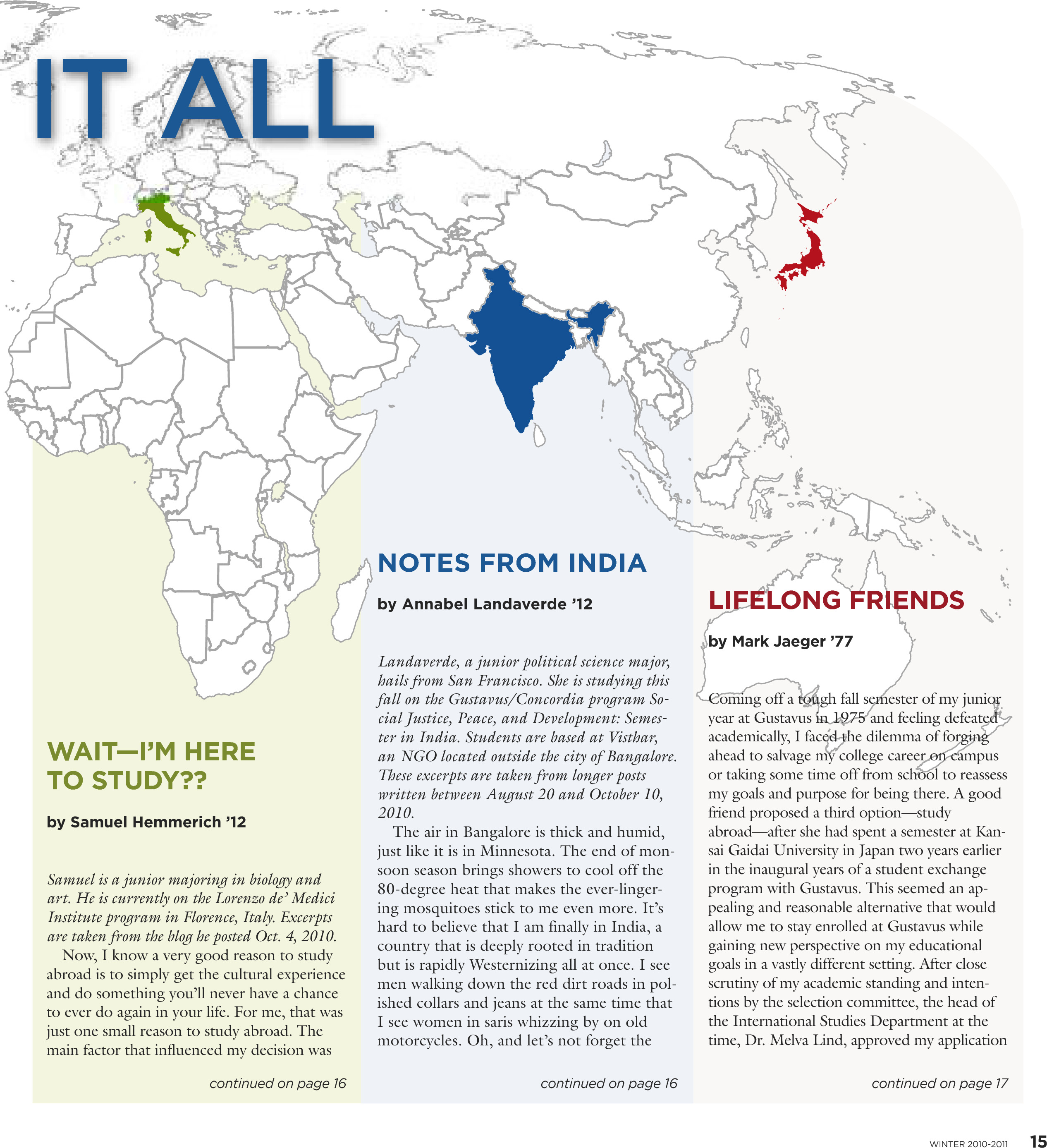 quarterly page