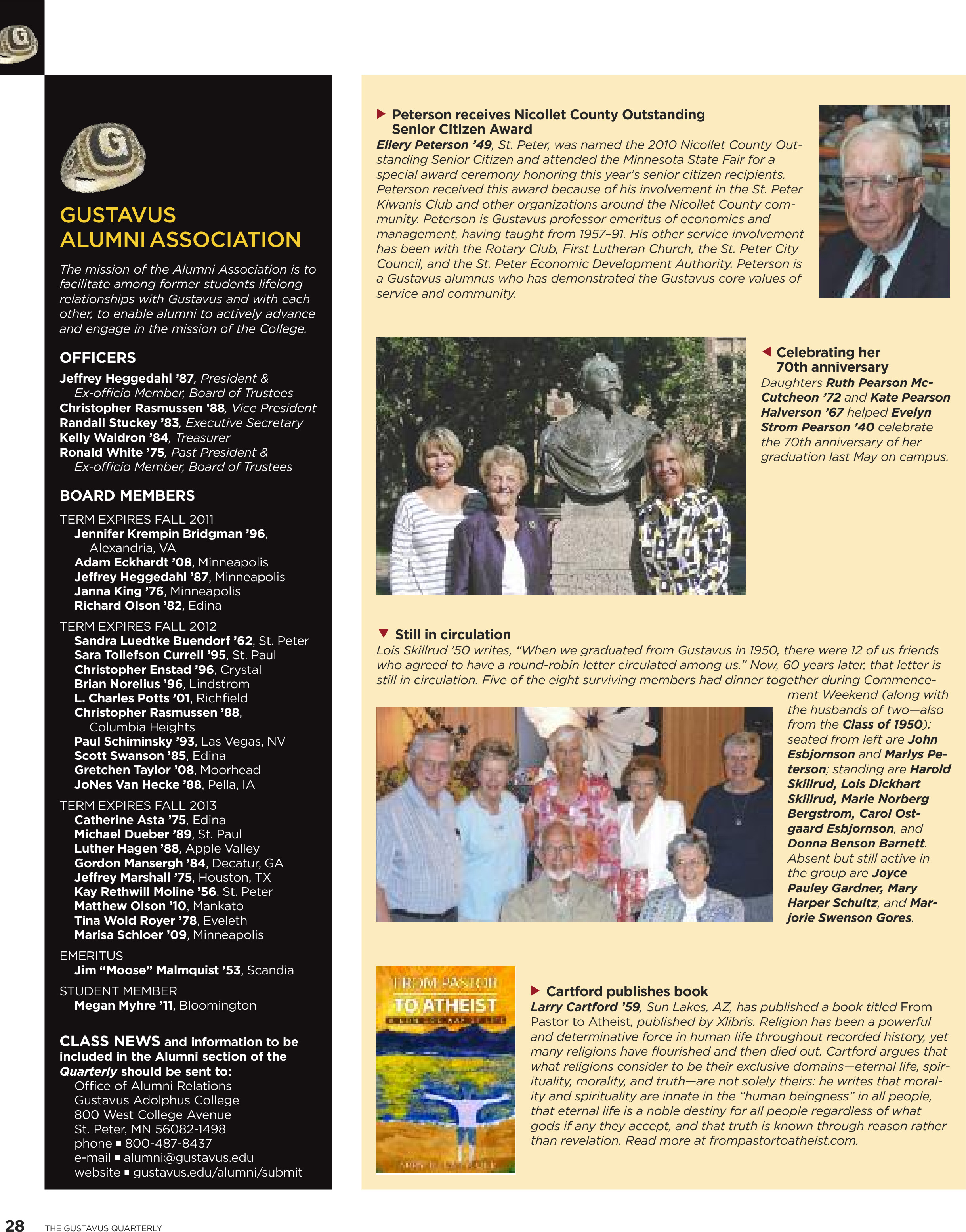 quarterly page