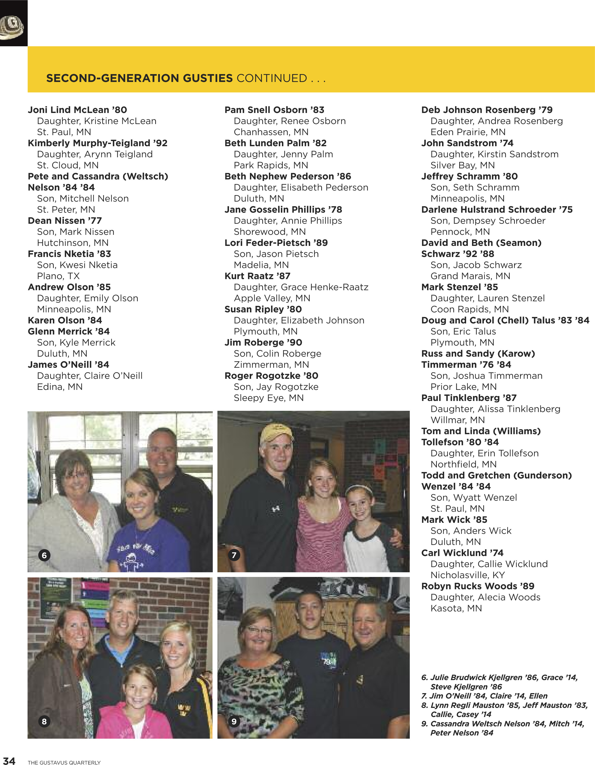 quarterly page