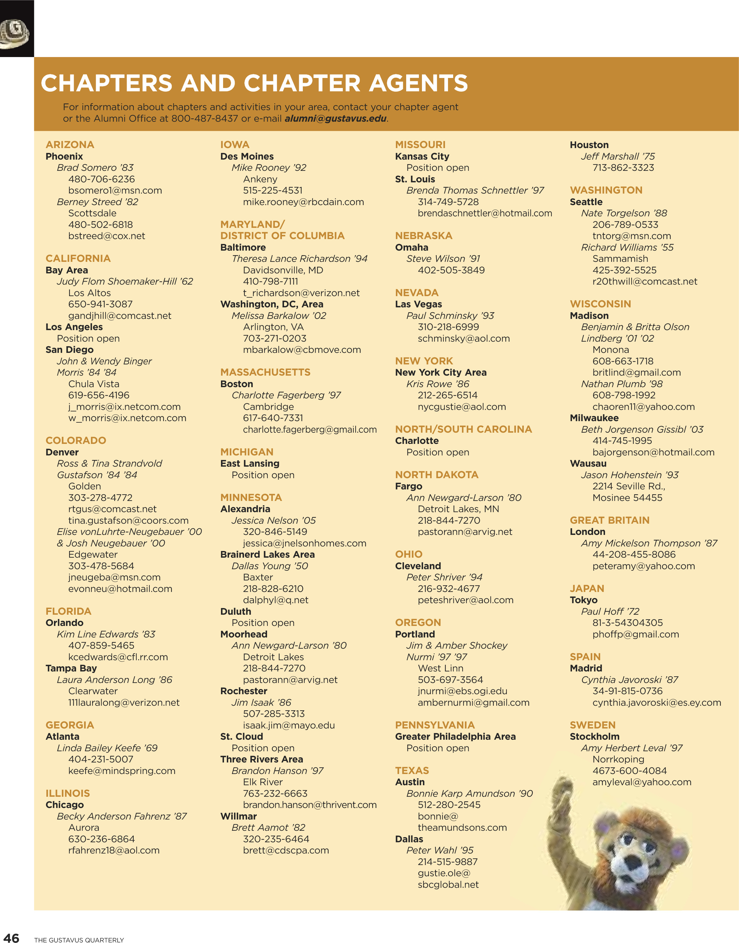 quarterly page