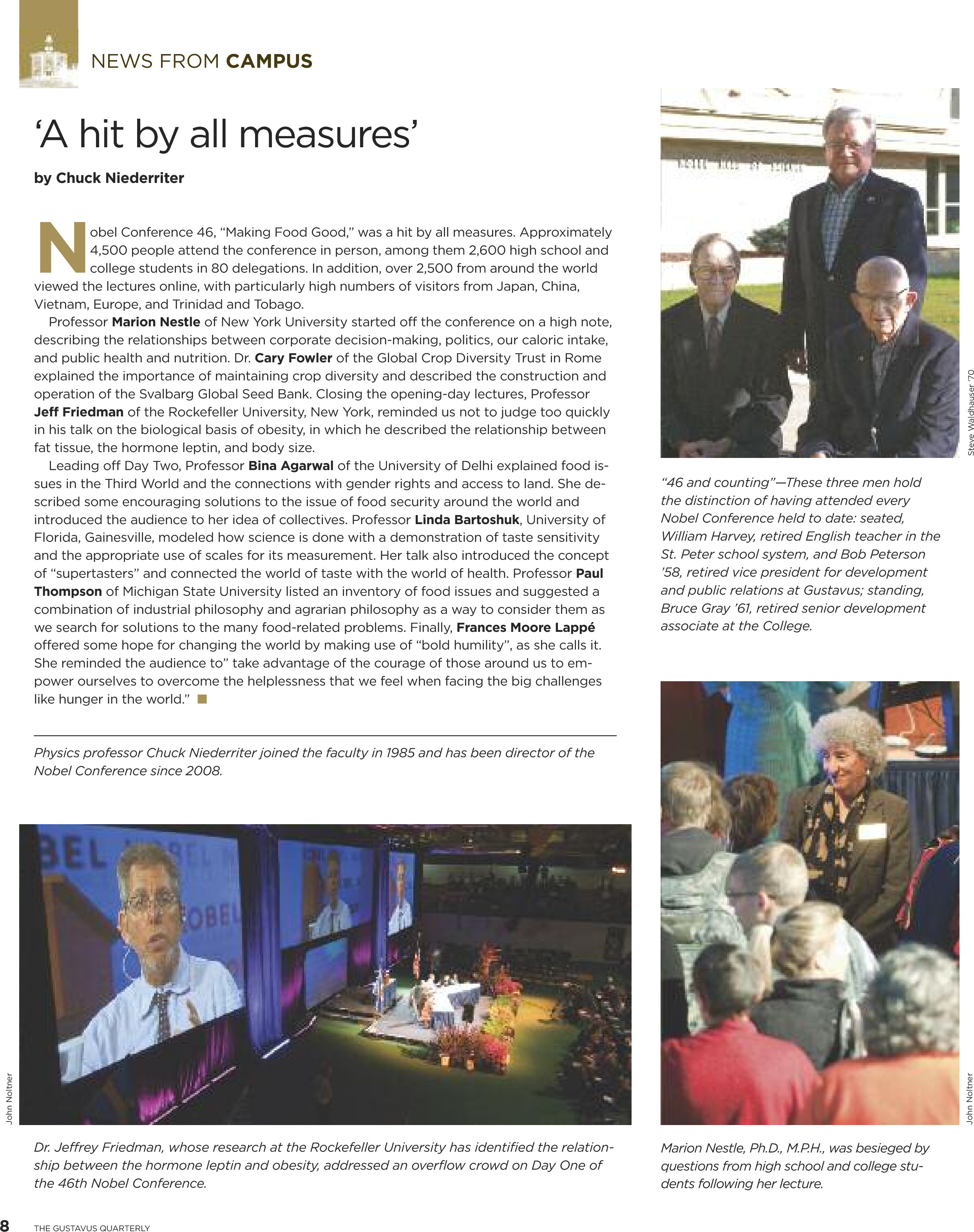 quarterly page