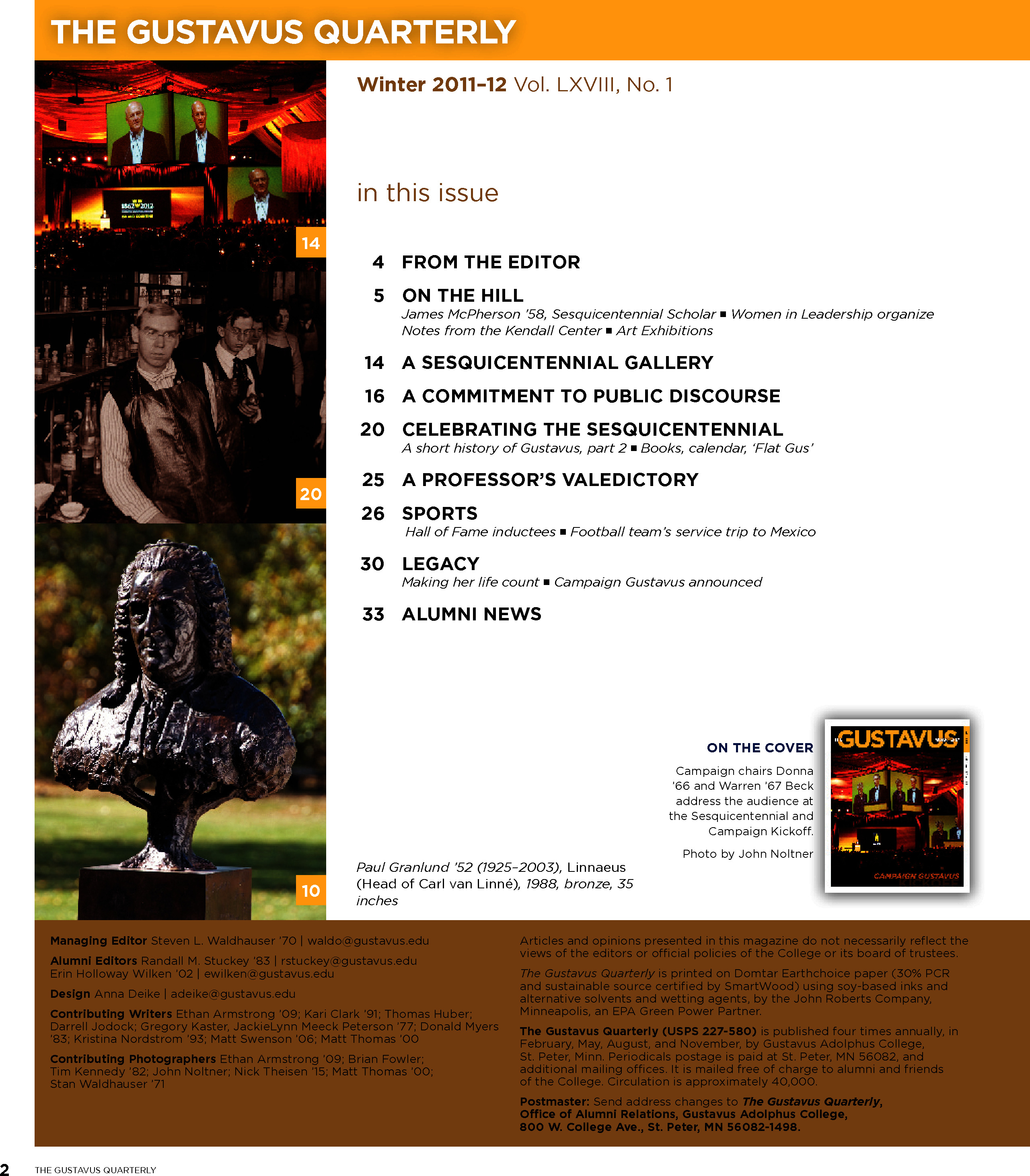 quarterly page
