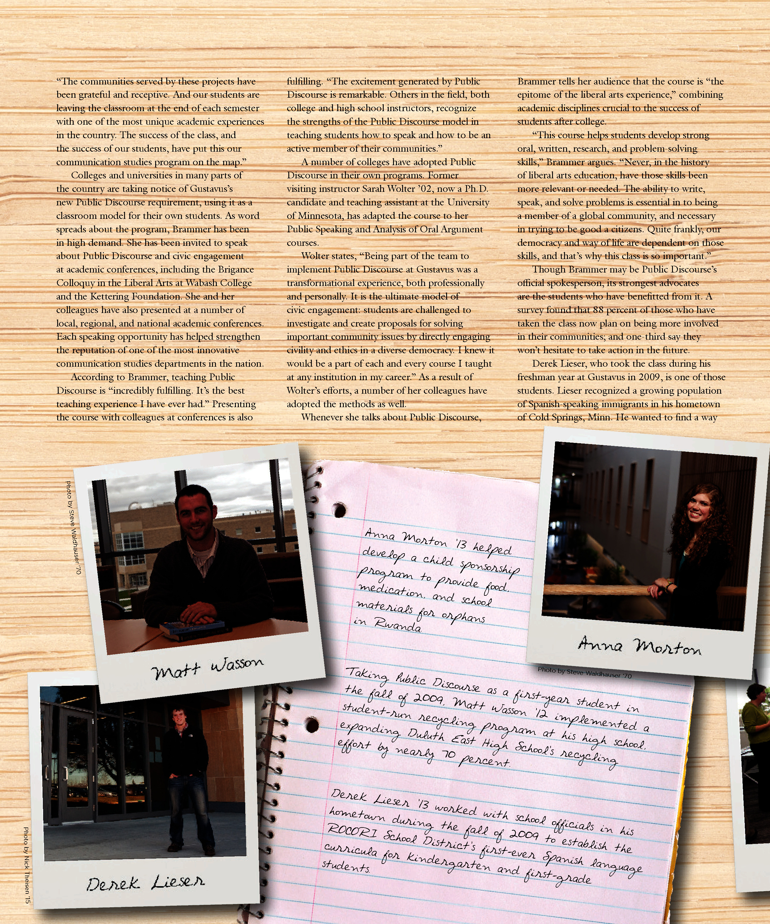 quarterly page