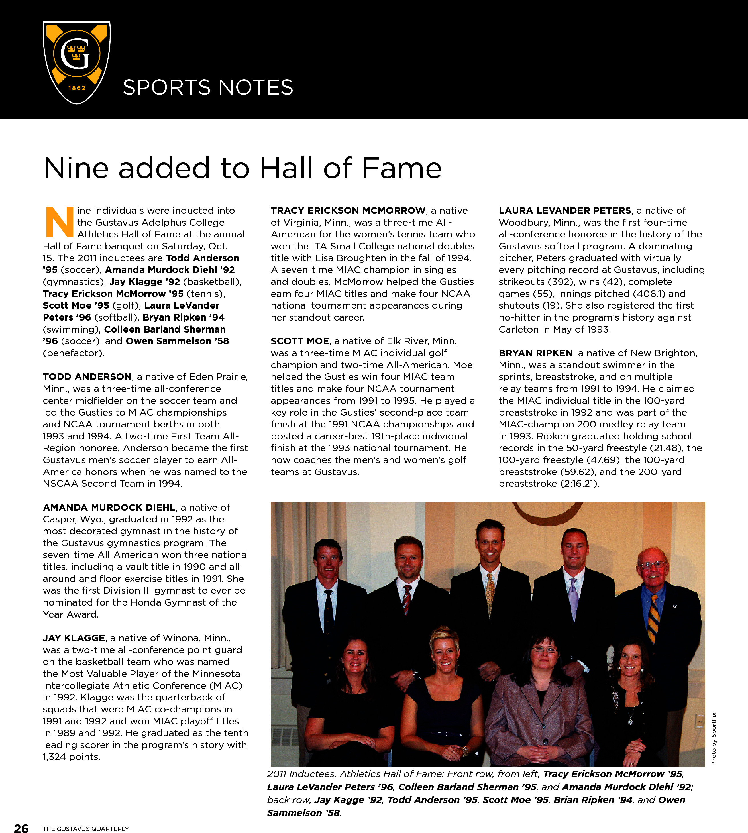 quarterly page