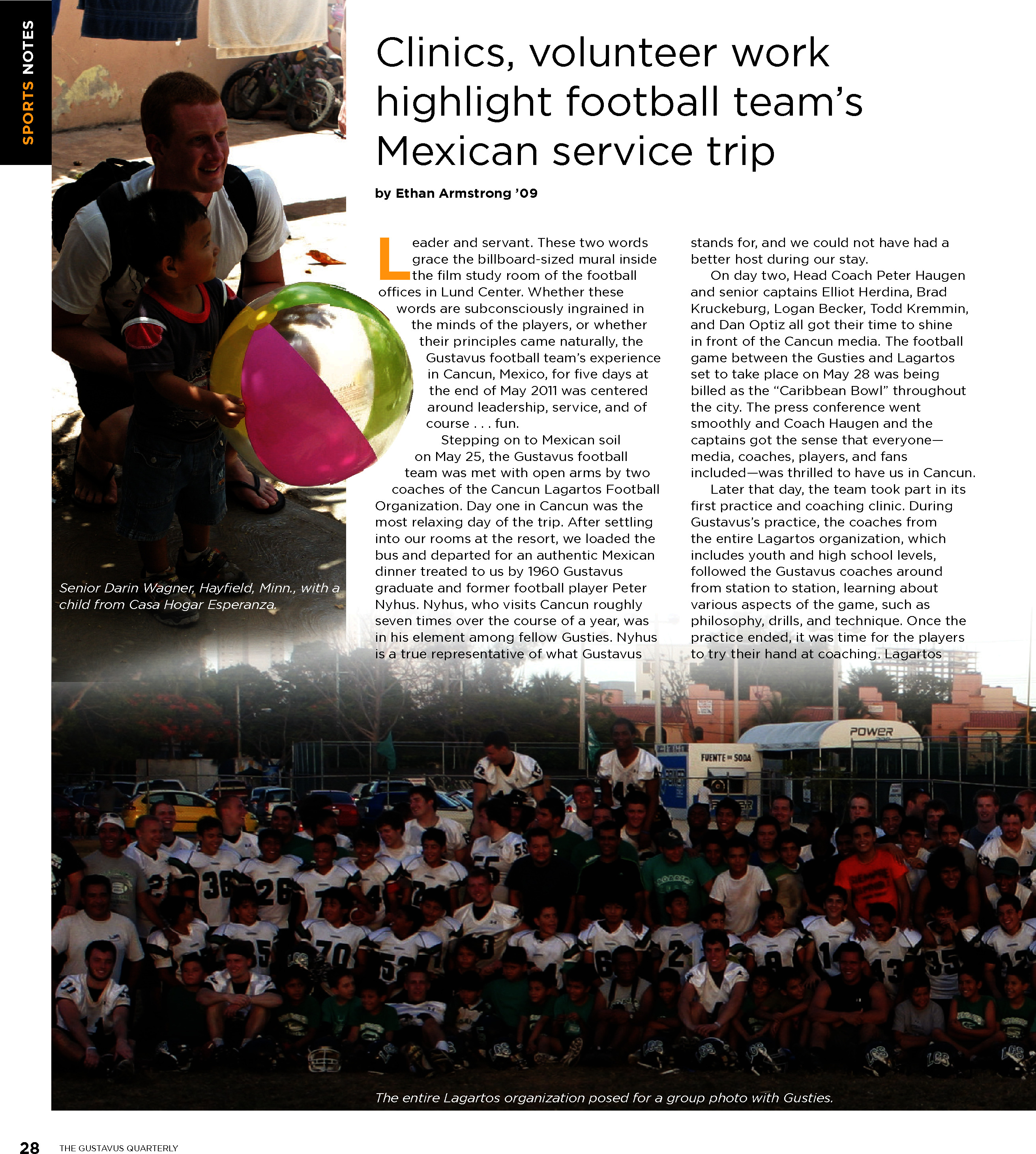 quarterly page