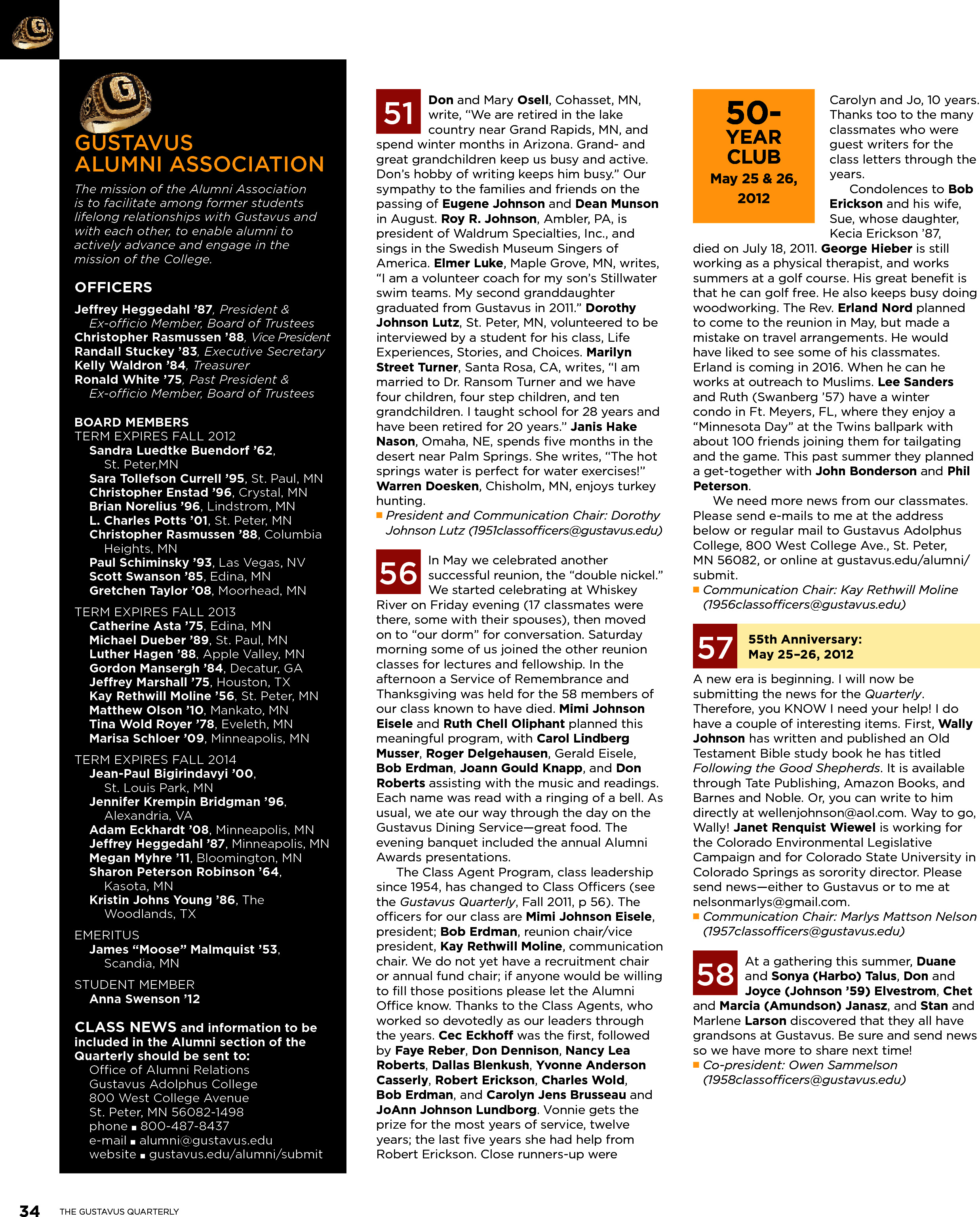 quarterly page