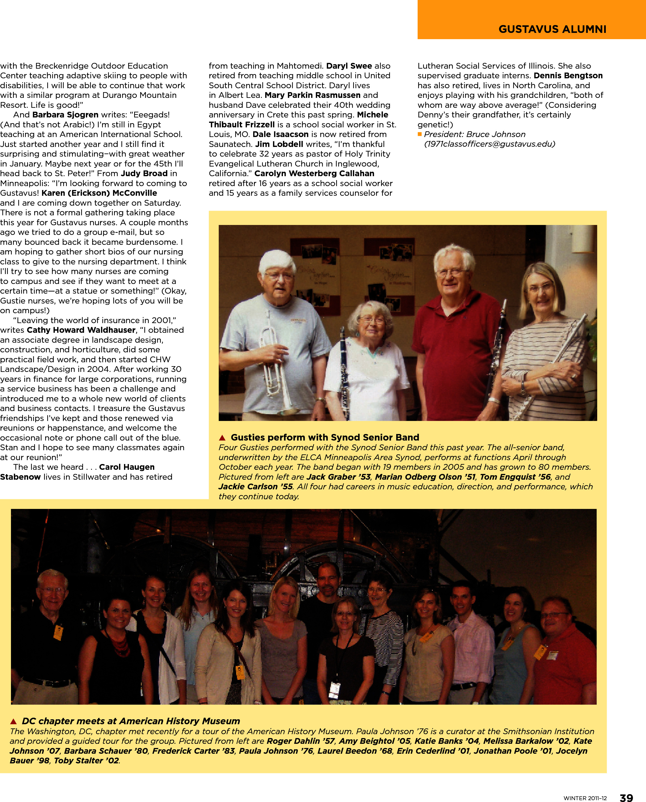quarterly page
