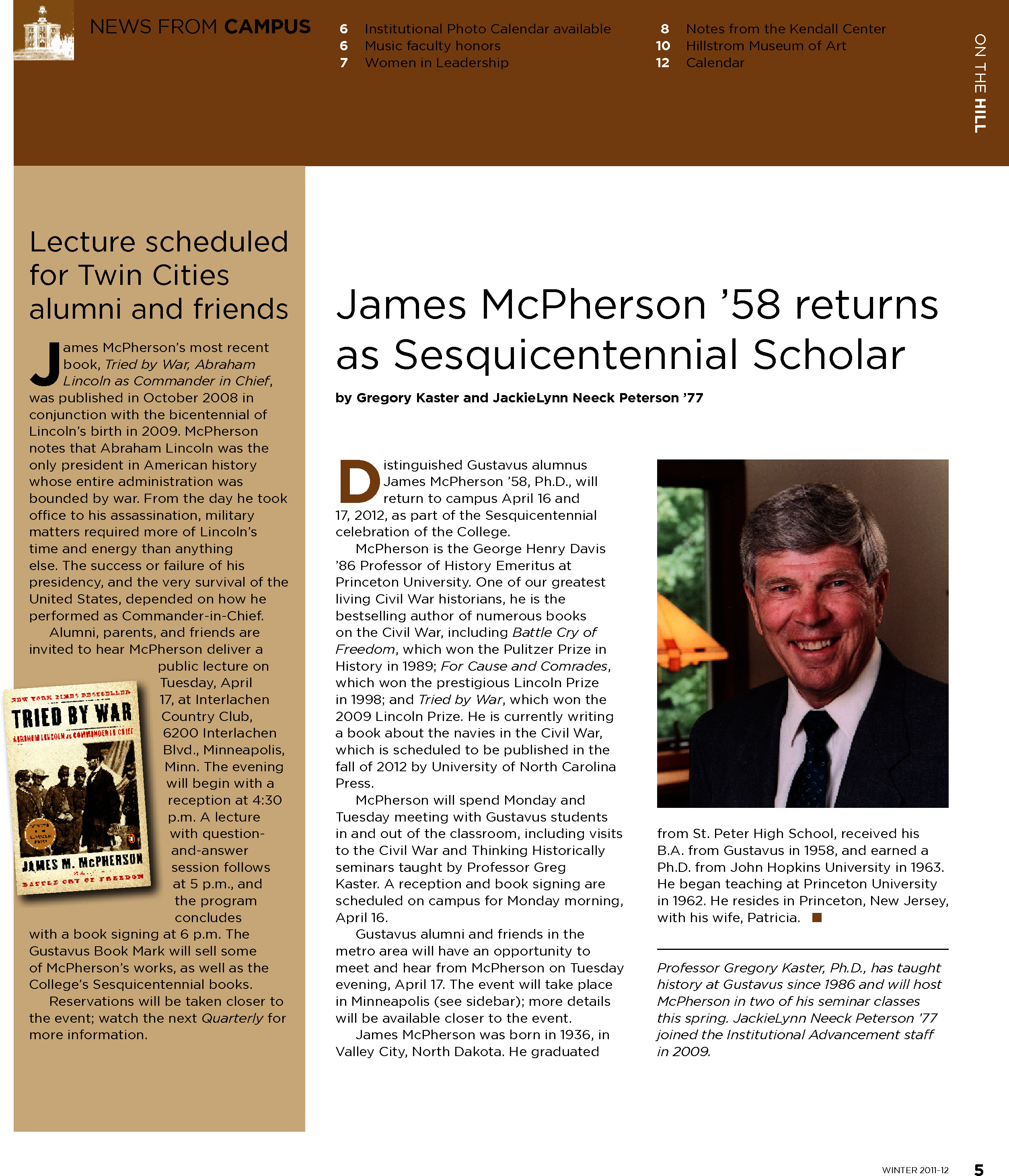 quarterly page