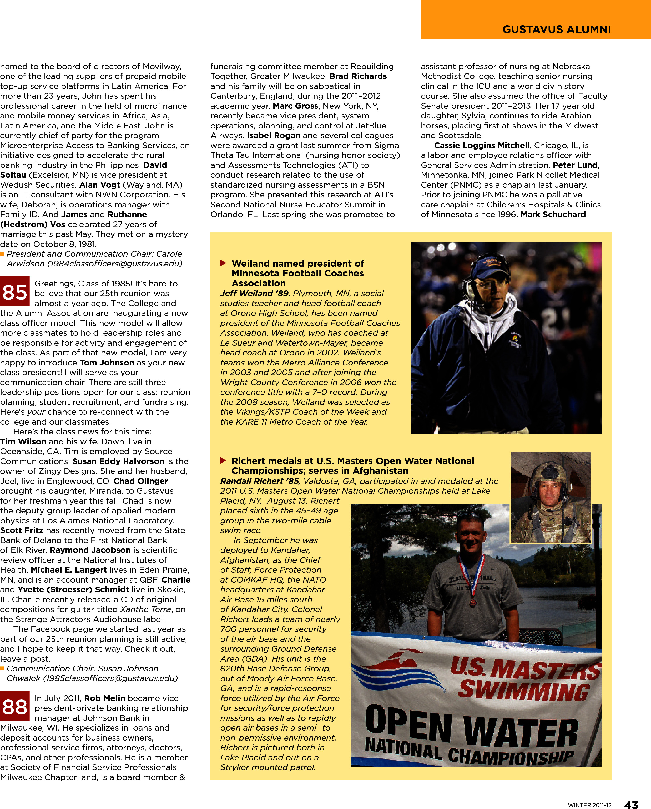 quarterly page