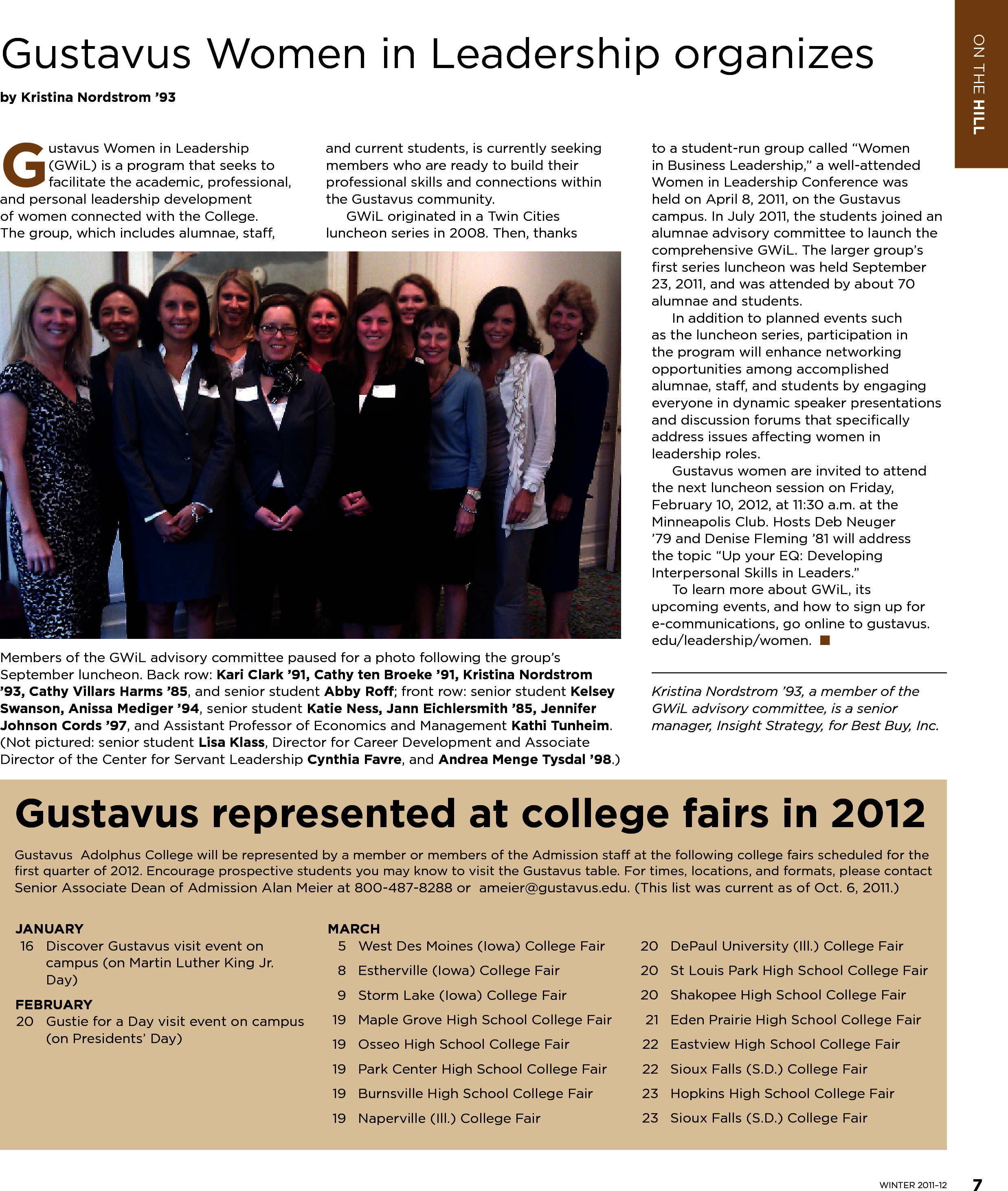 quarterly page