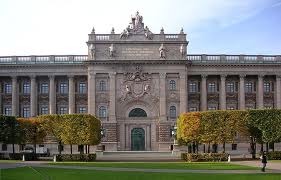 The Riksdag (Parliament) building